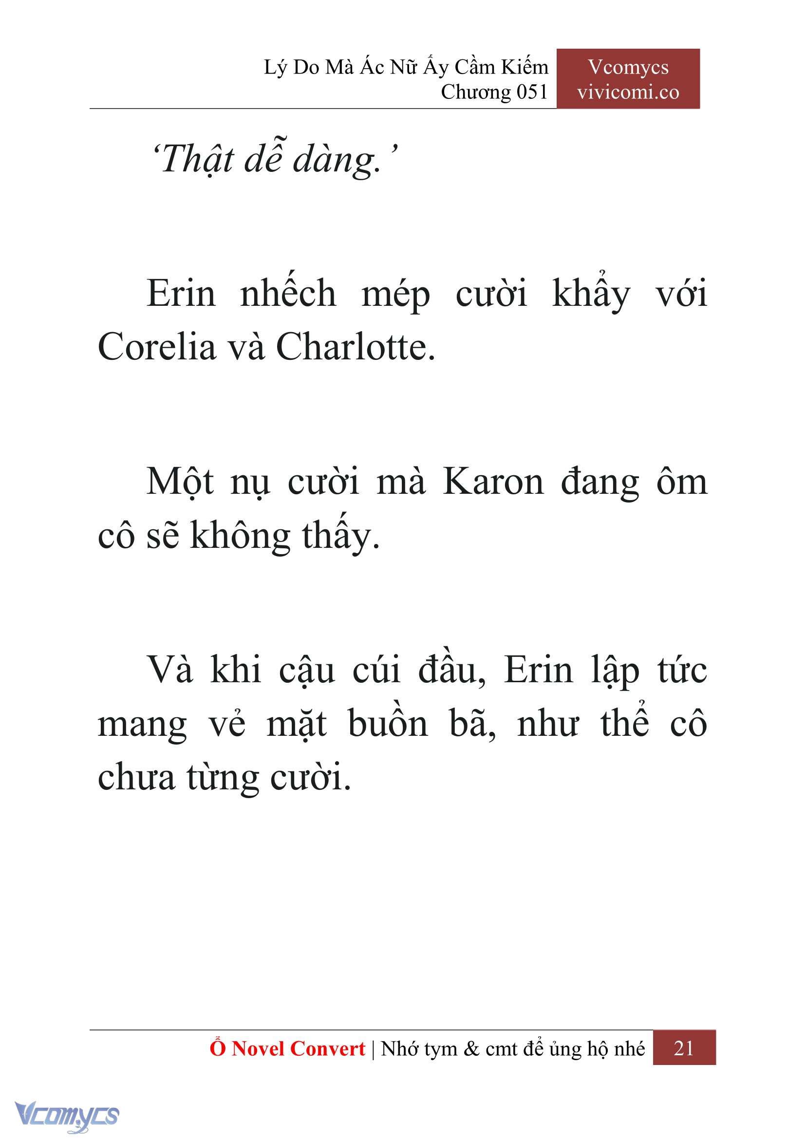 [Novel] Lý Do Mà Ác Nữ Ấy Cầm Kiếm Chap 51 - Next Chap 52