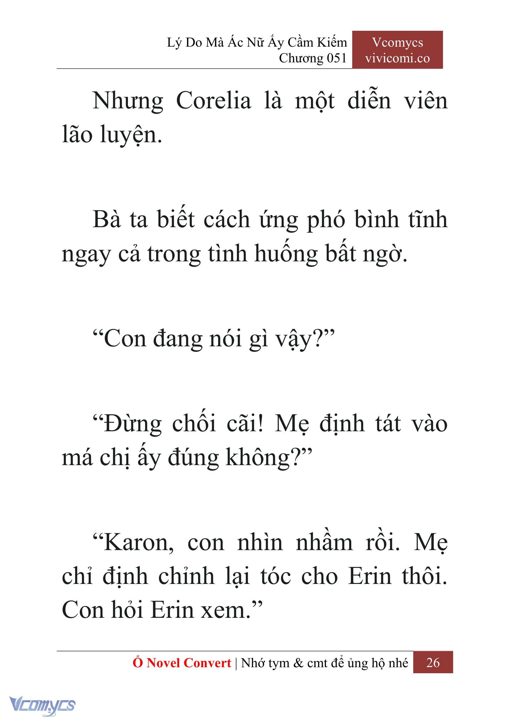 [Novel] Lý Do Mà Ác Nữ Ấy Cầm Kiếm Chap 51 - Next Chap 52