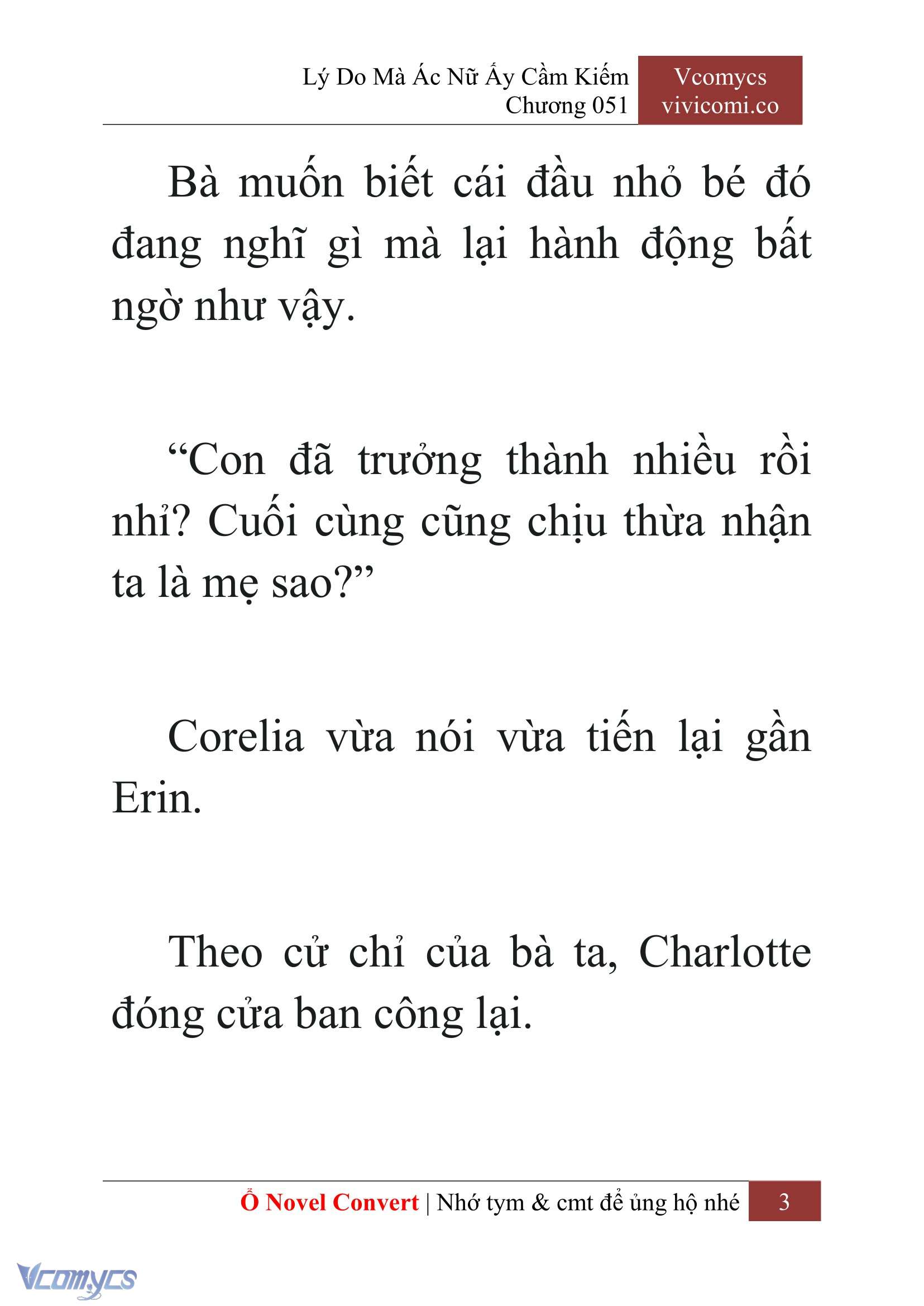 [Novel] Lý Do Mà Ác Nữ Ấy Cầm Kiếm Chap 51 - Next Chap 52