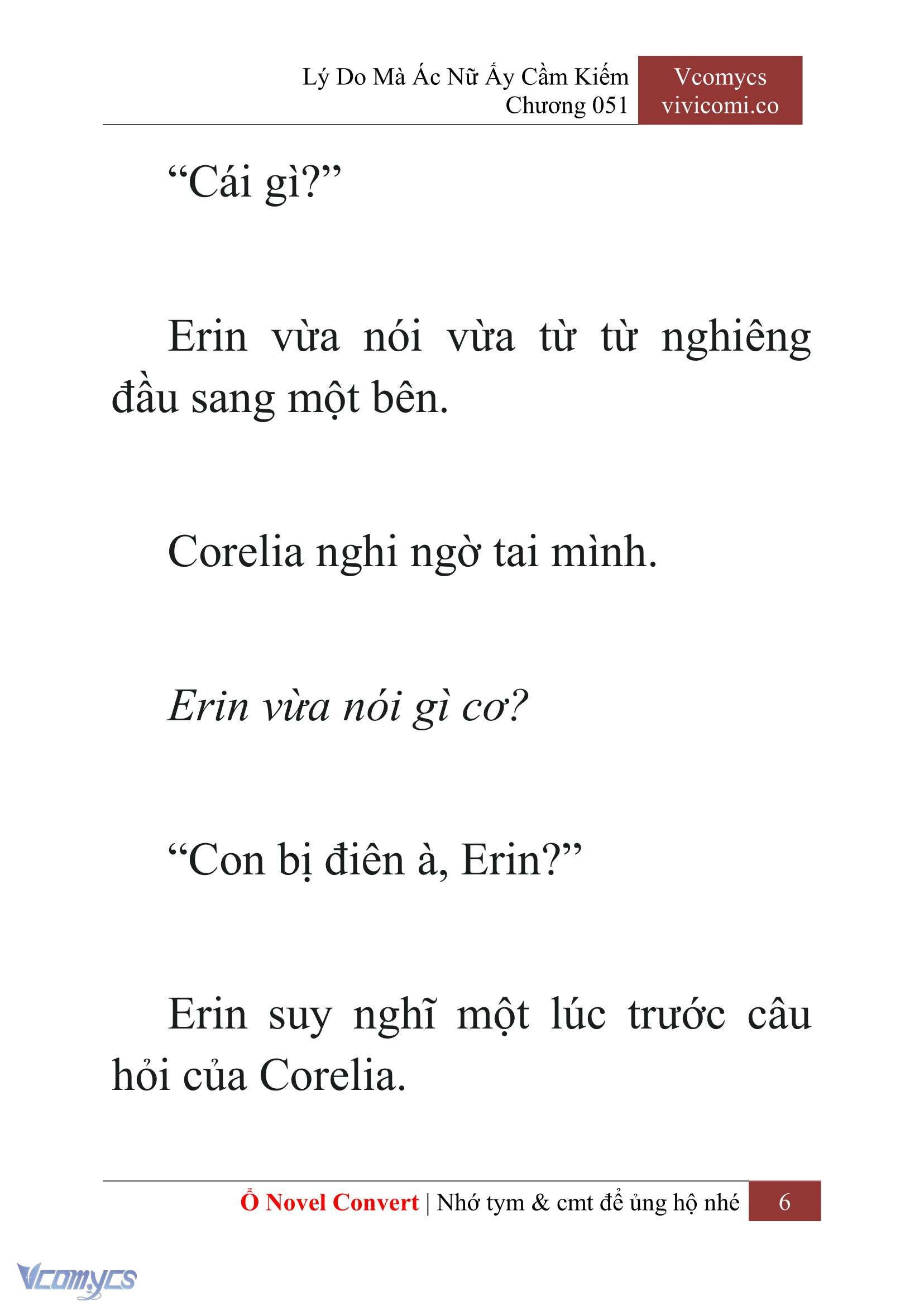 [Novel] Lý Do Mà Ác Nữ Ấy Cầm Kiếm Chap 51 - Next Chap 52