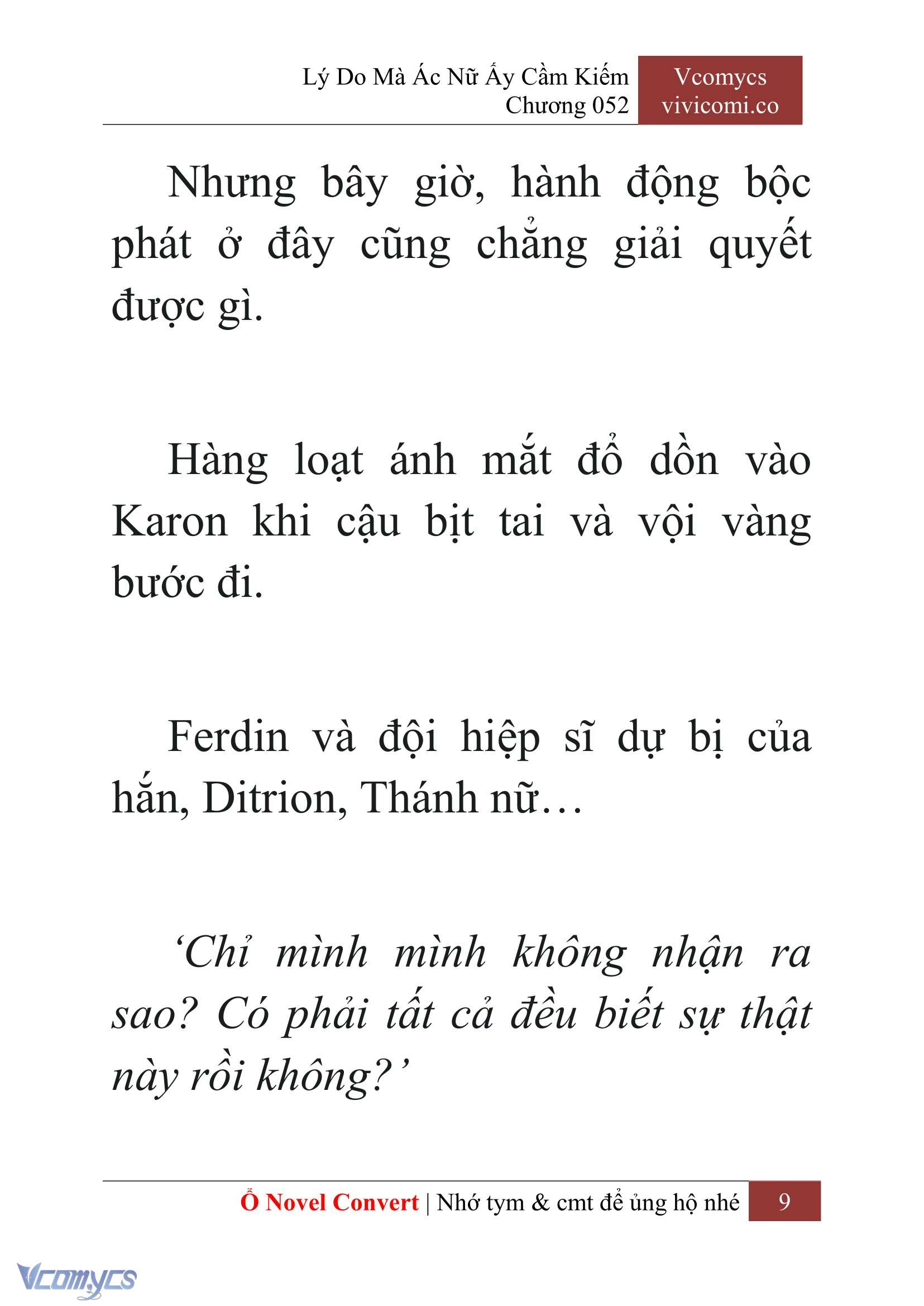 [Novel] Lý Do Mà Ác Nữ Ấy Cầm Kiếm Chap 52 - Next Chap 53
