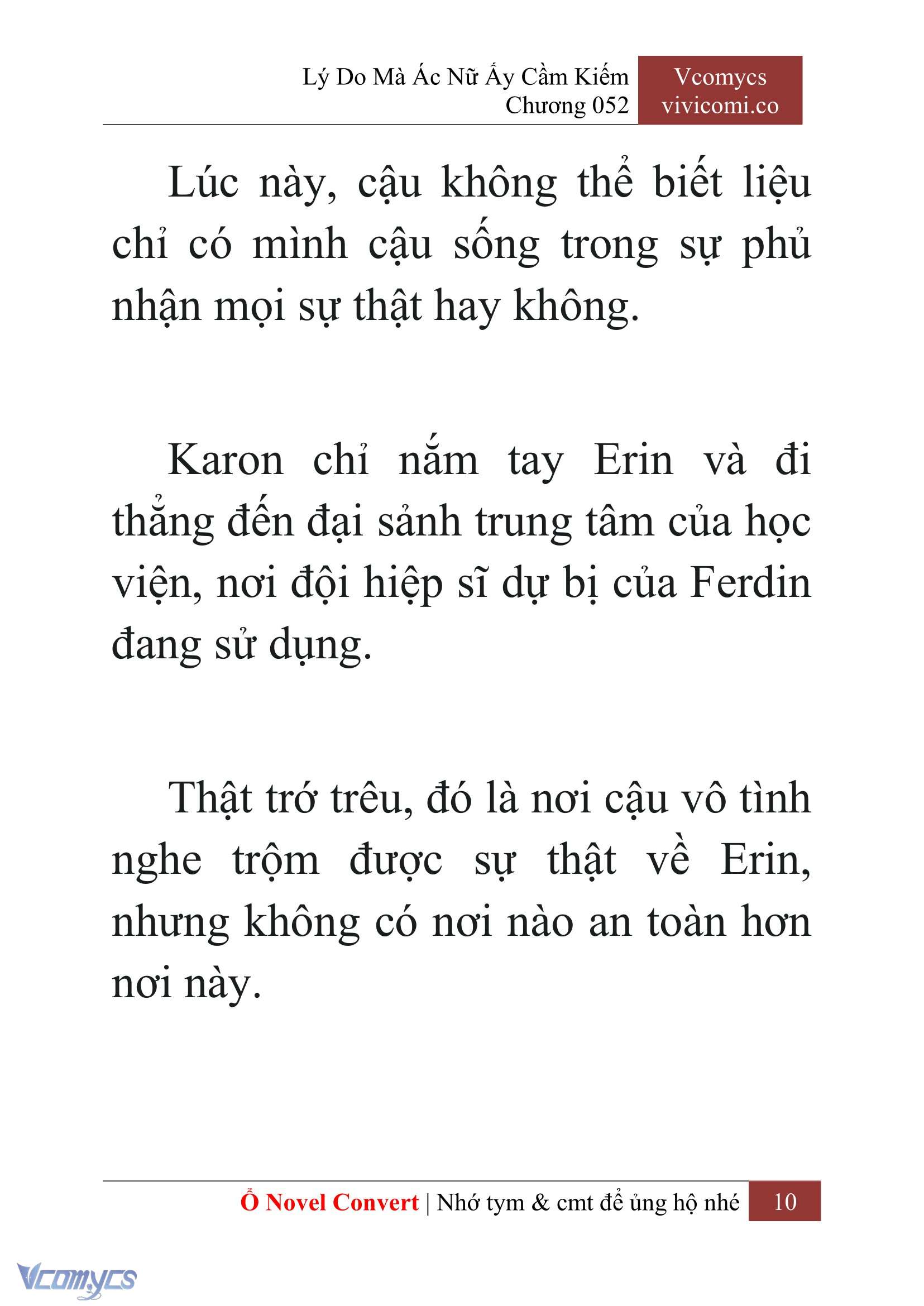 [Novel] Lý Do Mà Ác Nữ Ấy Cầm Kiếm Chap 52 - Next Chap 53