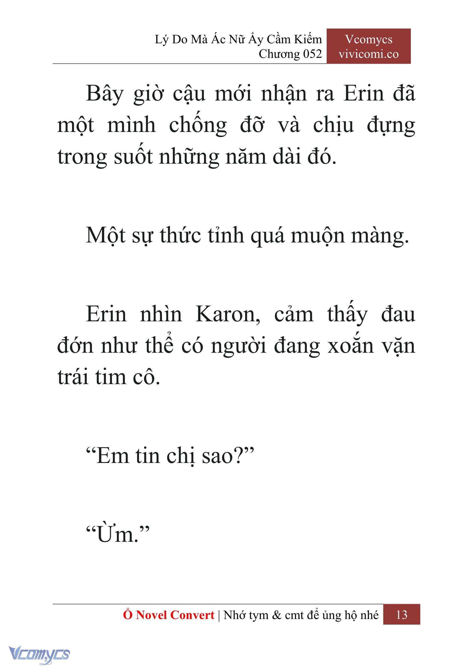 [Novel] Lý Do Mà Ác Nữ Ấy Cầm Kiếm Chap 52 - Next Chap 53