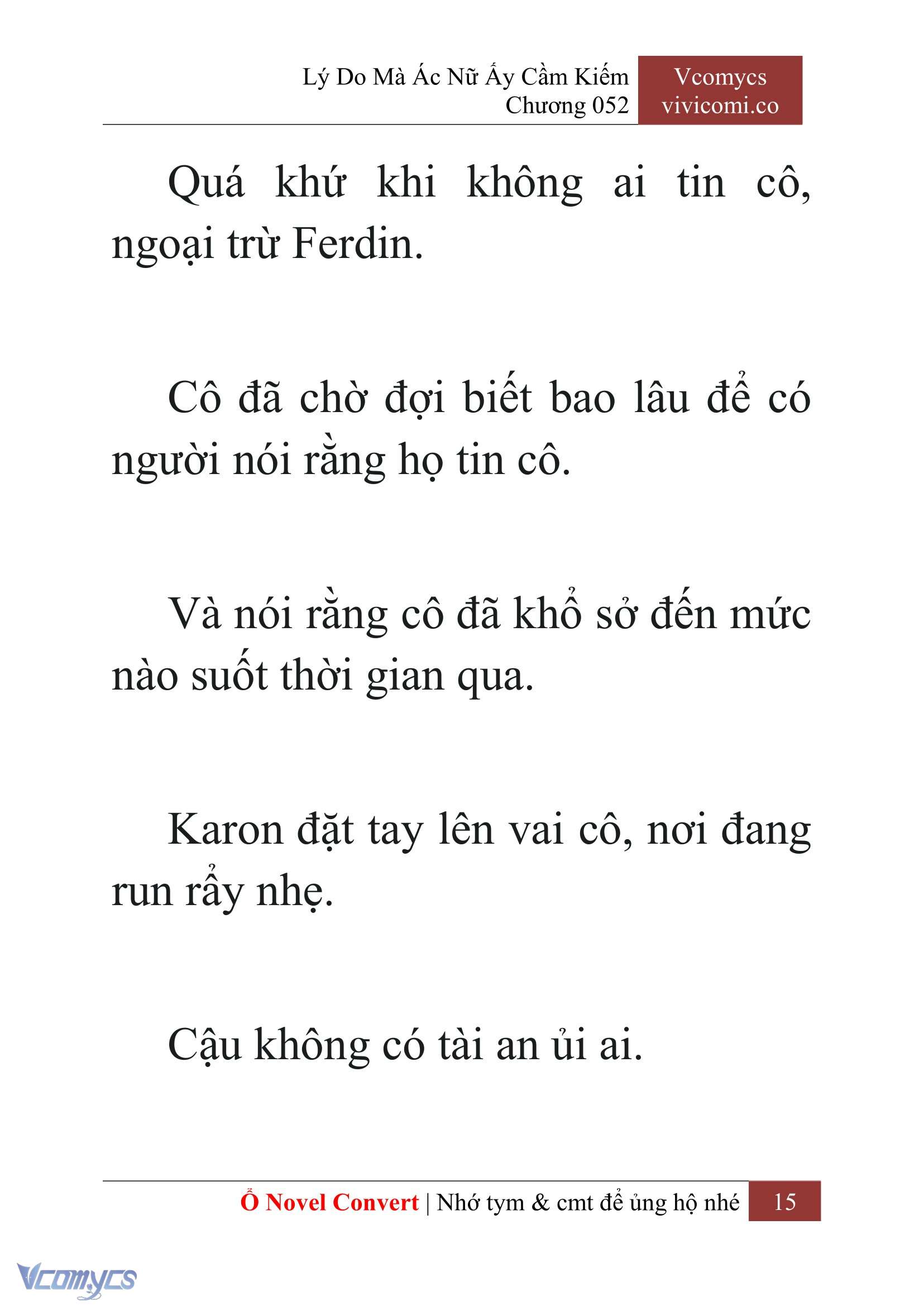 [Novel] Lý Do Mà Ác Nữ Ấy Cầm Kiếm Chap 52 - Next Chap 53
