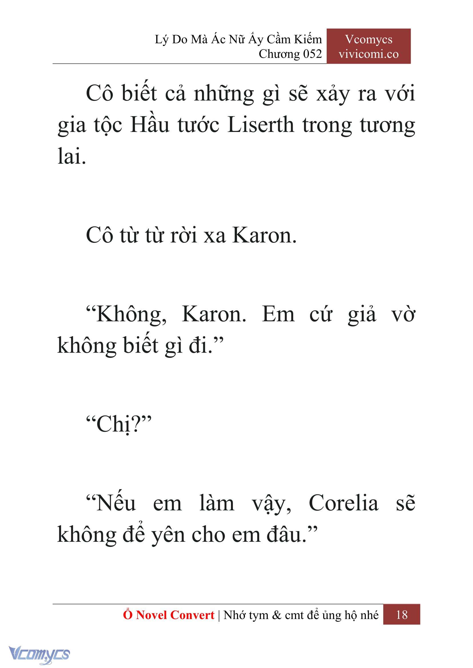 [Novel] Lý Do Mà Ác Nữ Ấy Cầm Kiếm Chap 52 - Next Chap 53