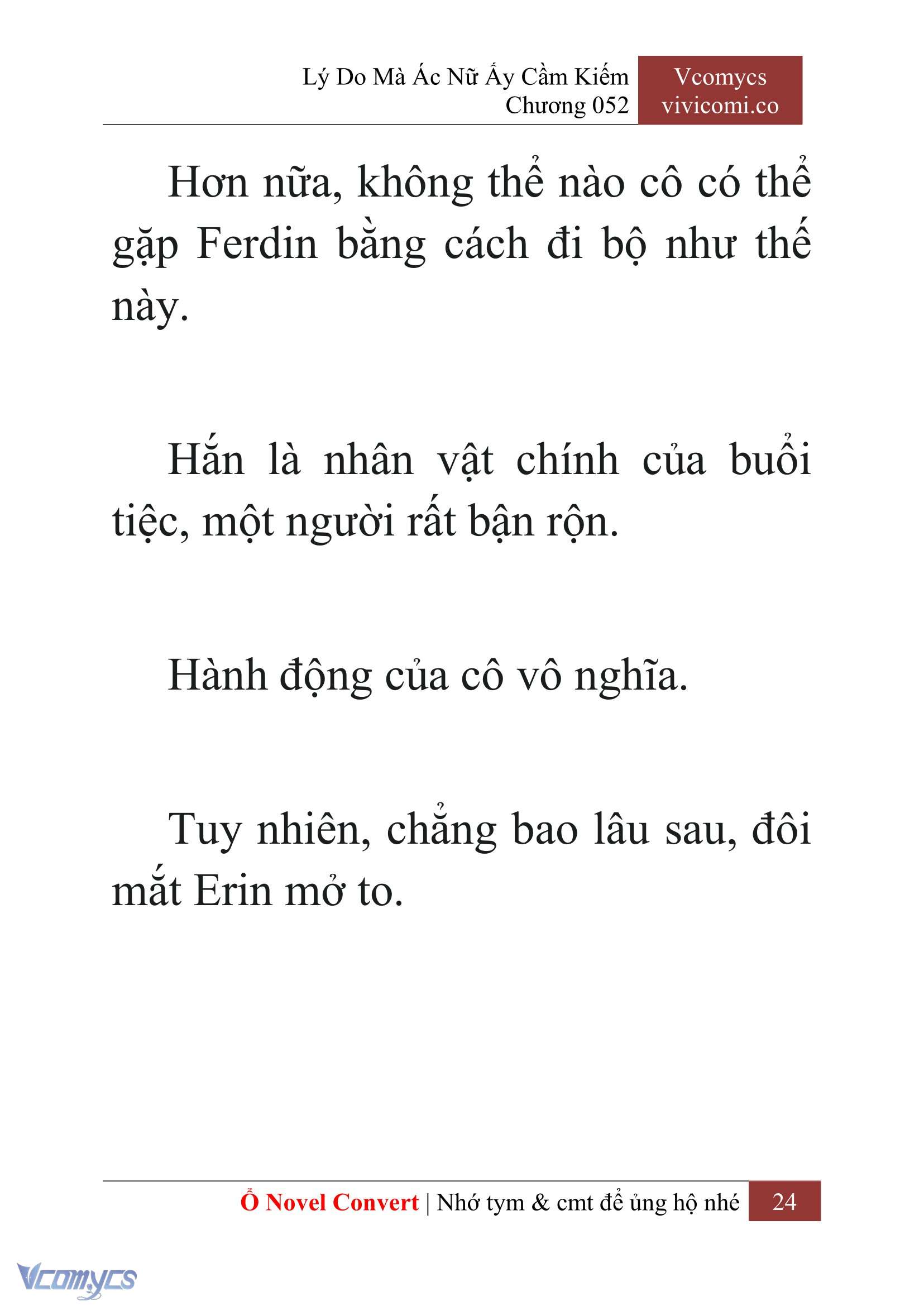 [Novel] Lý Do Mà Ác Nữ Ấy Cầm Kiếm Chap 52 - Next Chap 53