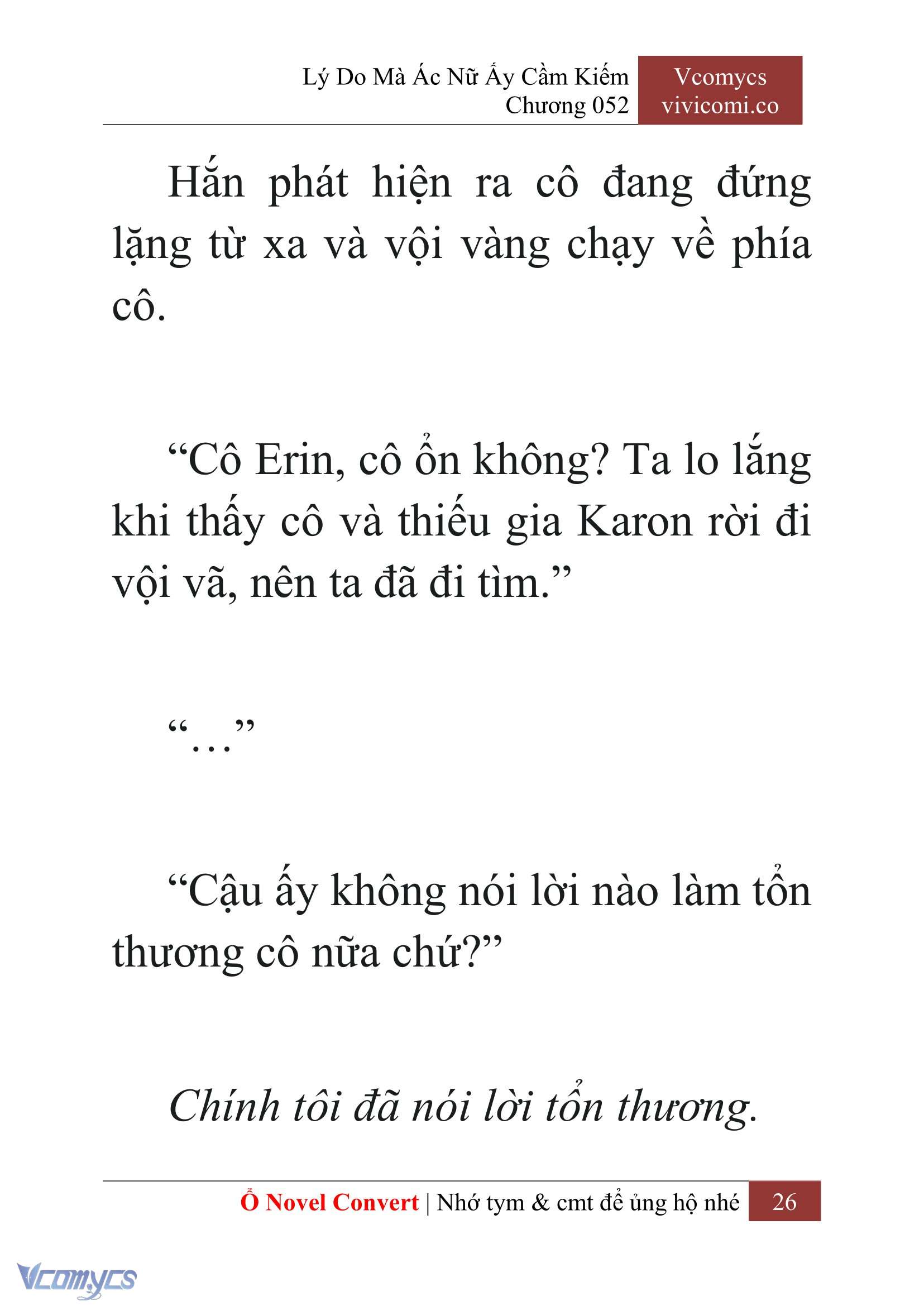 [Novel] Lý Do Mà Ác Nữ Ấy Cầm Kiếm Chap 52 - Next Chap 53