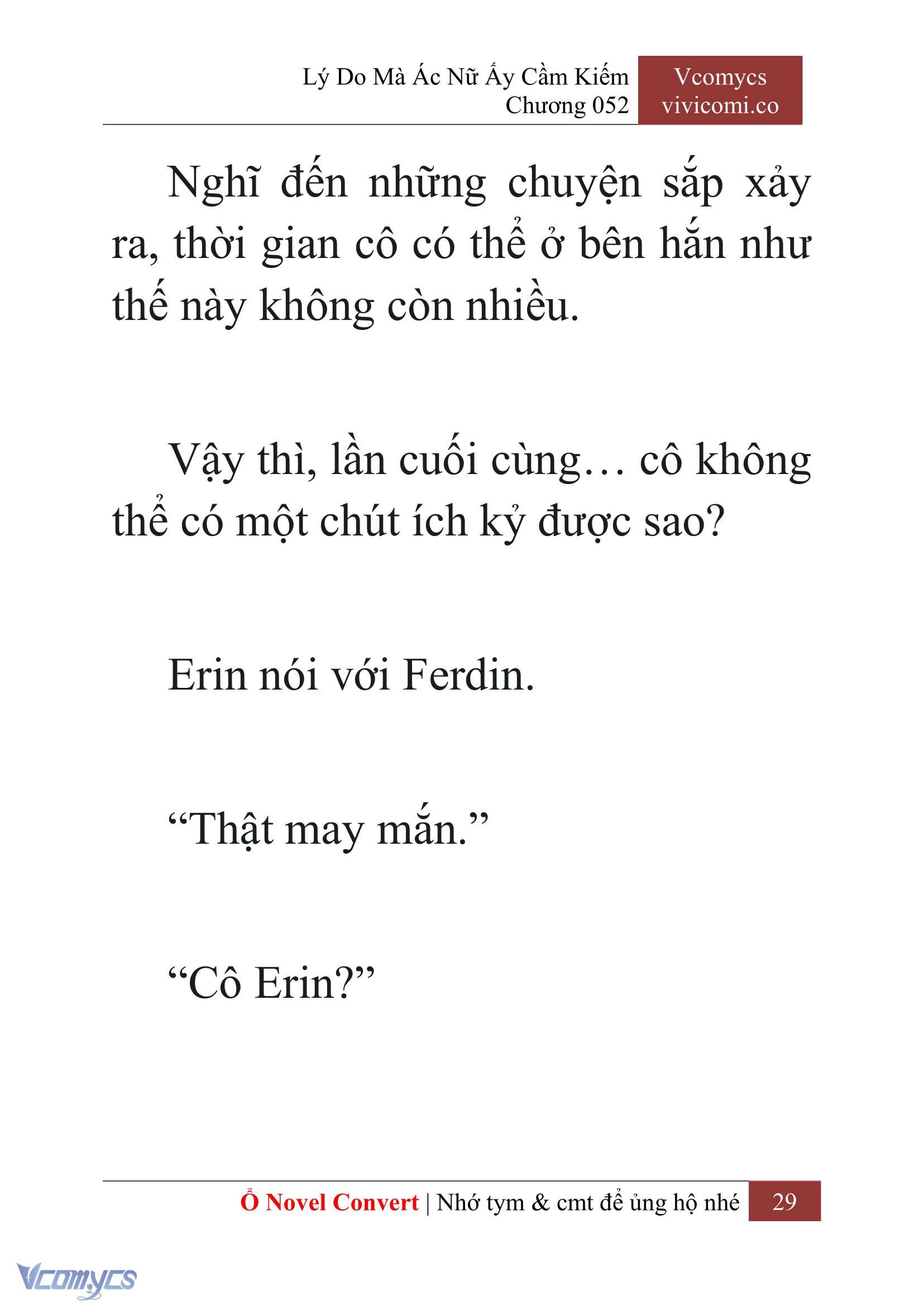 [Novel] Lý Do Mà Ác Nữ Ấy Cầm Kiếm Chap 52 - Next Chap 53