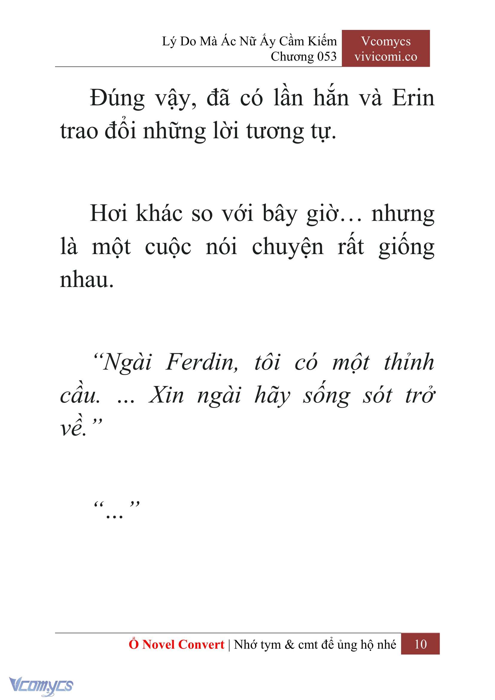 [Novel] Lý Do Mà Ác Nữ Ấy Cầm Kiếm Chap 53 - Next Chap 54