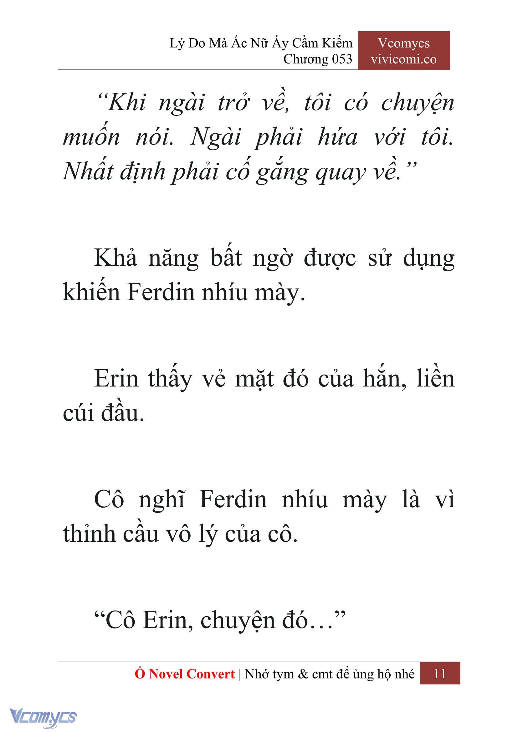 [Novel] Lý Do Mà Ác Nữ Ấy Cầm Kiếm Chap 53 - Next Chap 54