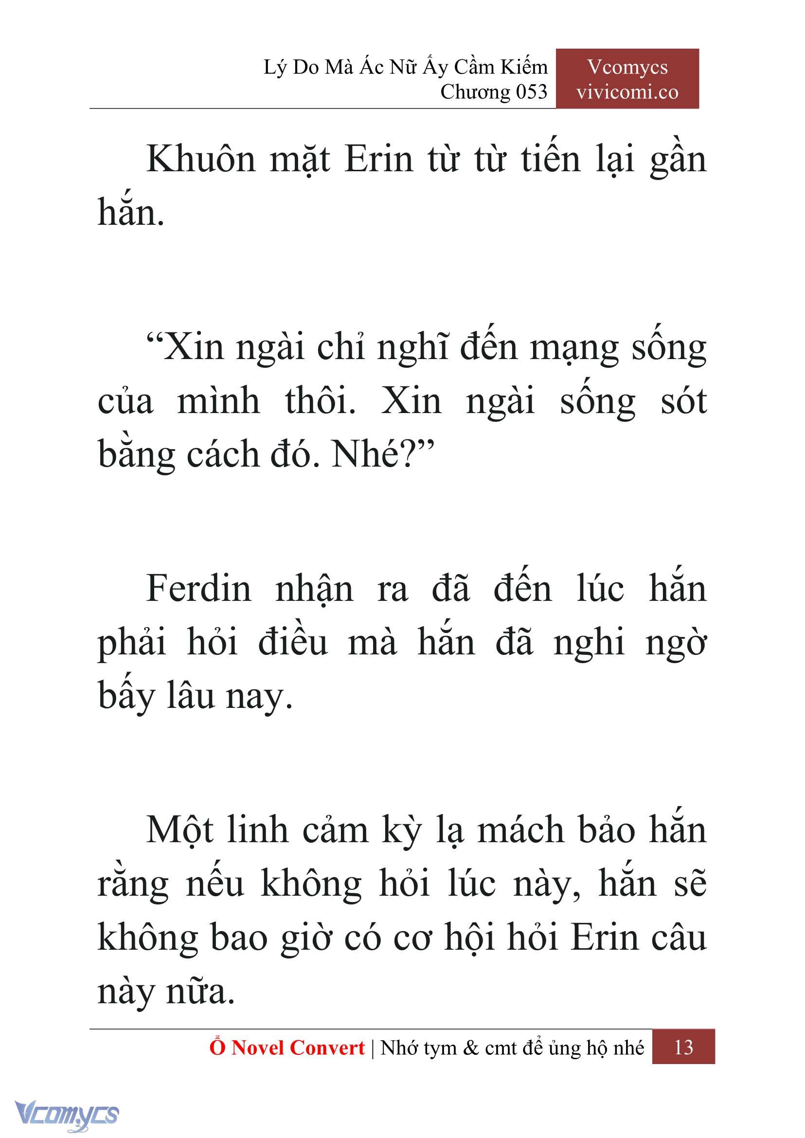 [Novel] Lý Do Mà Ác Nữ Ấy Cầm Kiếm Chap 53 - Next Chap 54