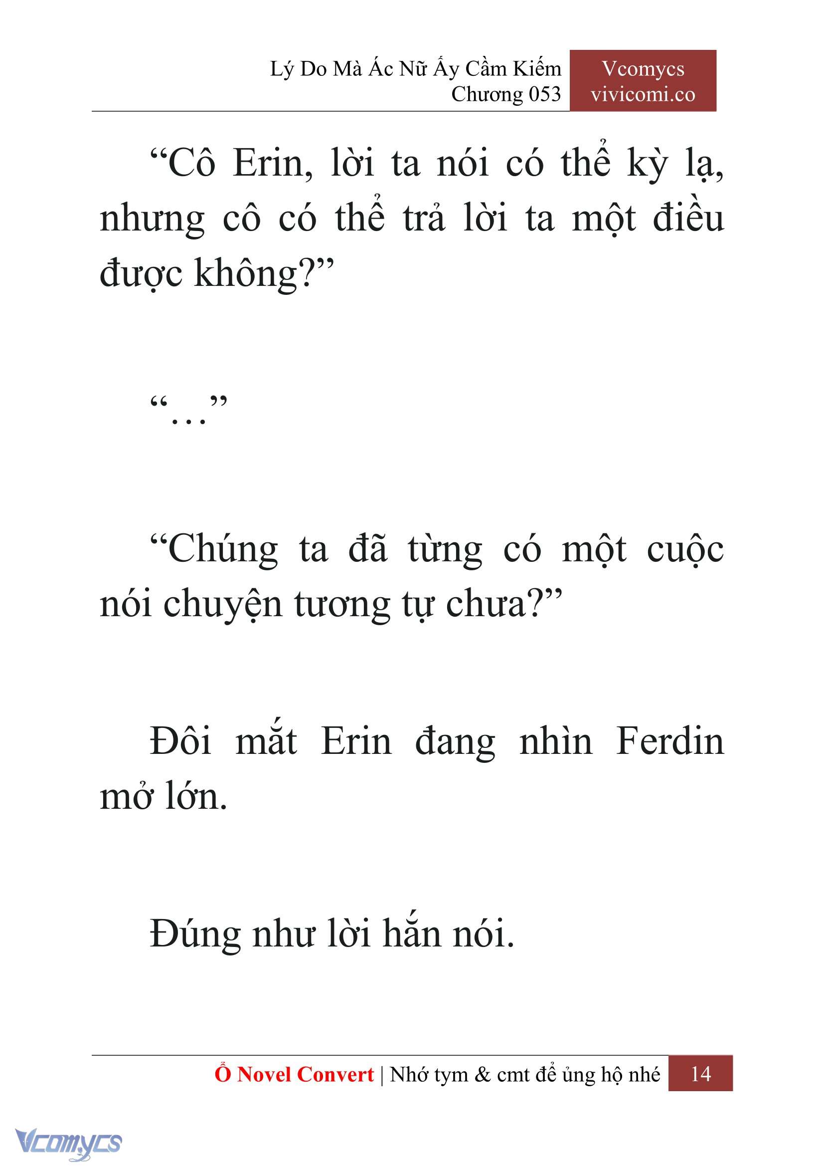 [Novel] Lý Do Mà Ác Nữ Ấy Cầm Kiếm Chap 53 - Next Chap 54