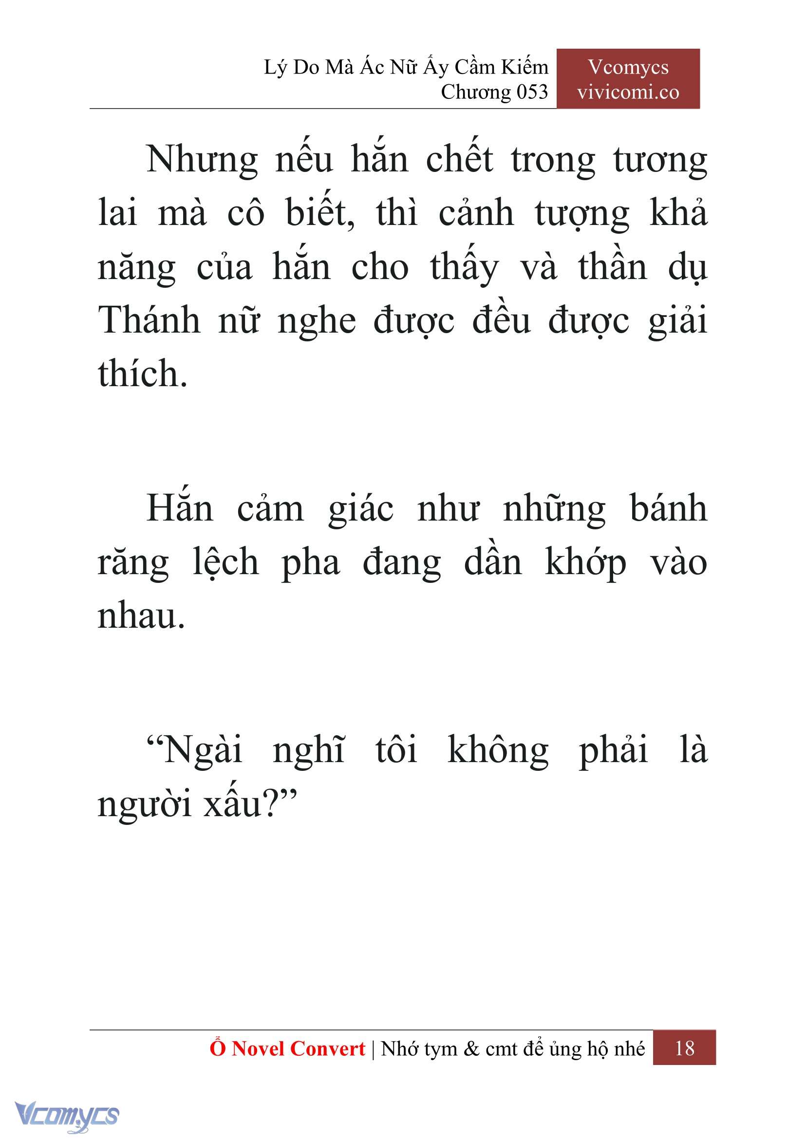 [Novel] Lý Do Mà Ác Nữ Ấy Cầm Kiếm Chap 53 - Next Chap 54