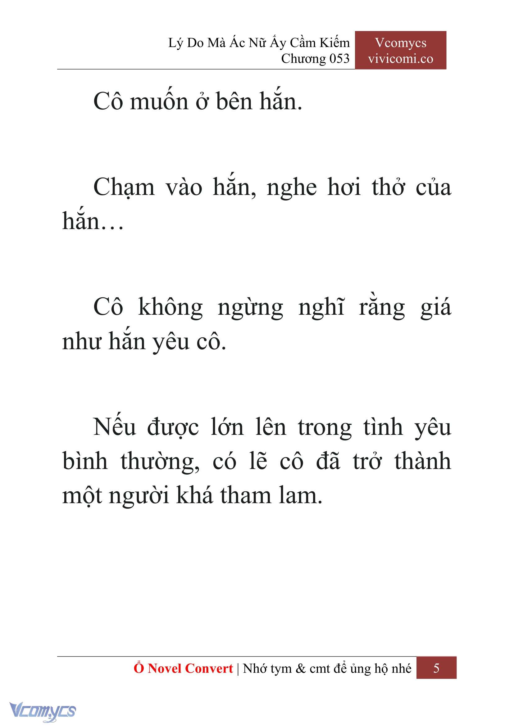 [Novel] Lý Do Mà Ác Nữ Ấy Cầm Kiếm Chap 53 - Next Chap 54