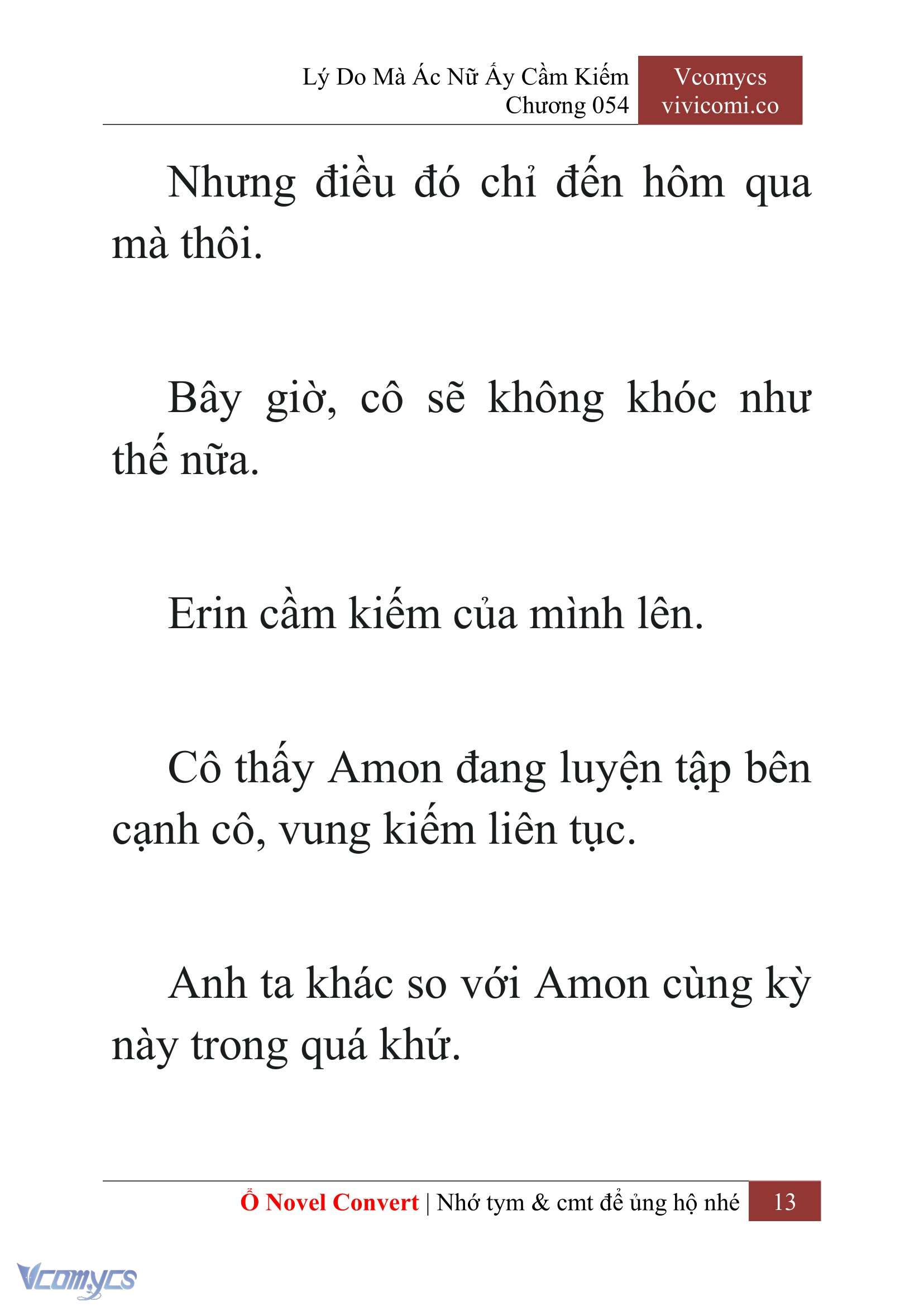 [Novel] Lý Do Mà Ác Nữ Ấy Cầm Kiếm Chap 54 - Next Chap 55