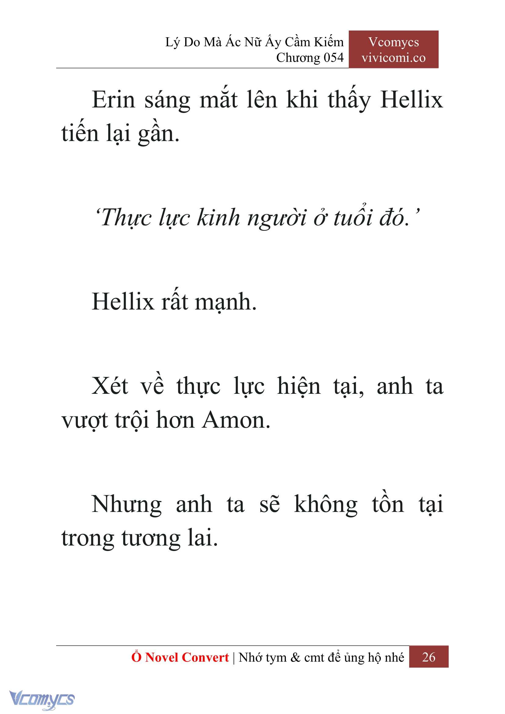 [Novel] Lý Do Mà Ác Nữ Ấy Cầm Kiếm Chap 54 - Next Chap 55