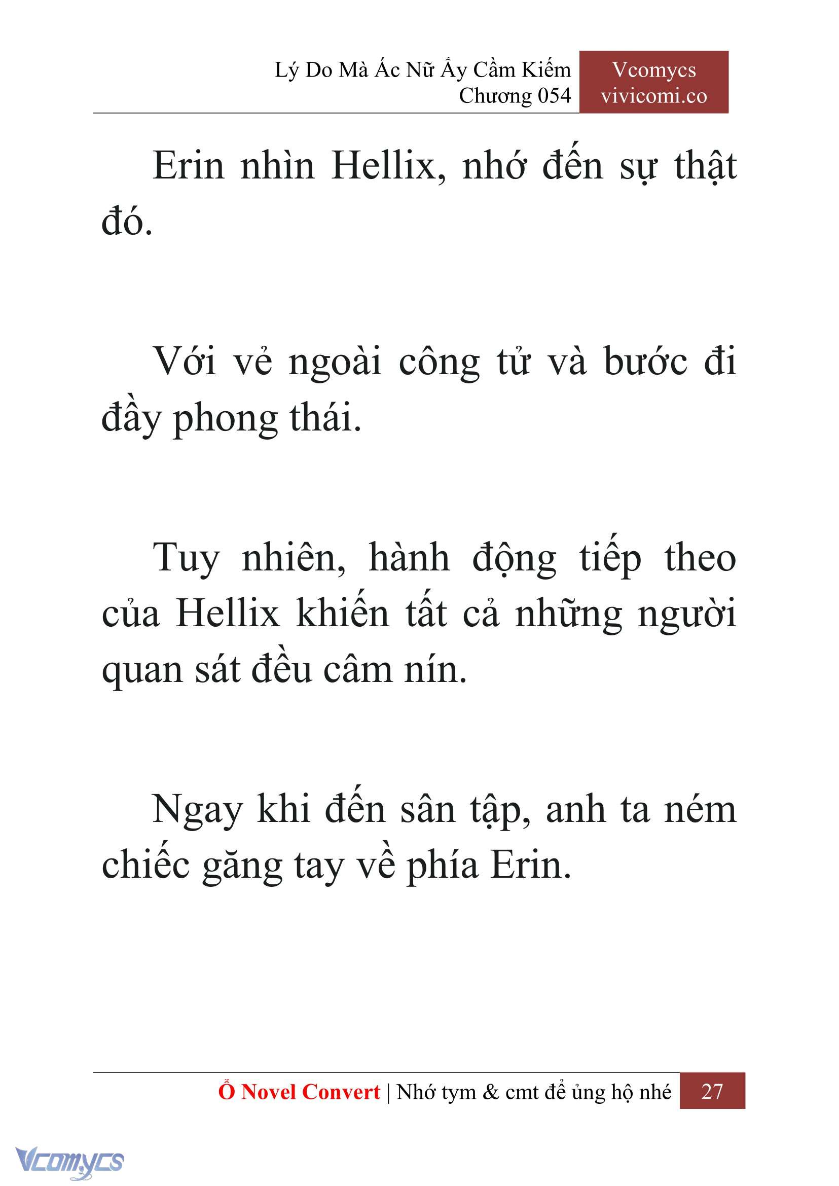 [Novel] Lý Do Mà Ác Nữ Ấy Cầm Kiếm Chap 54 - Next Chap 55