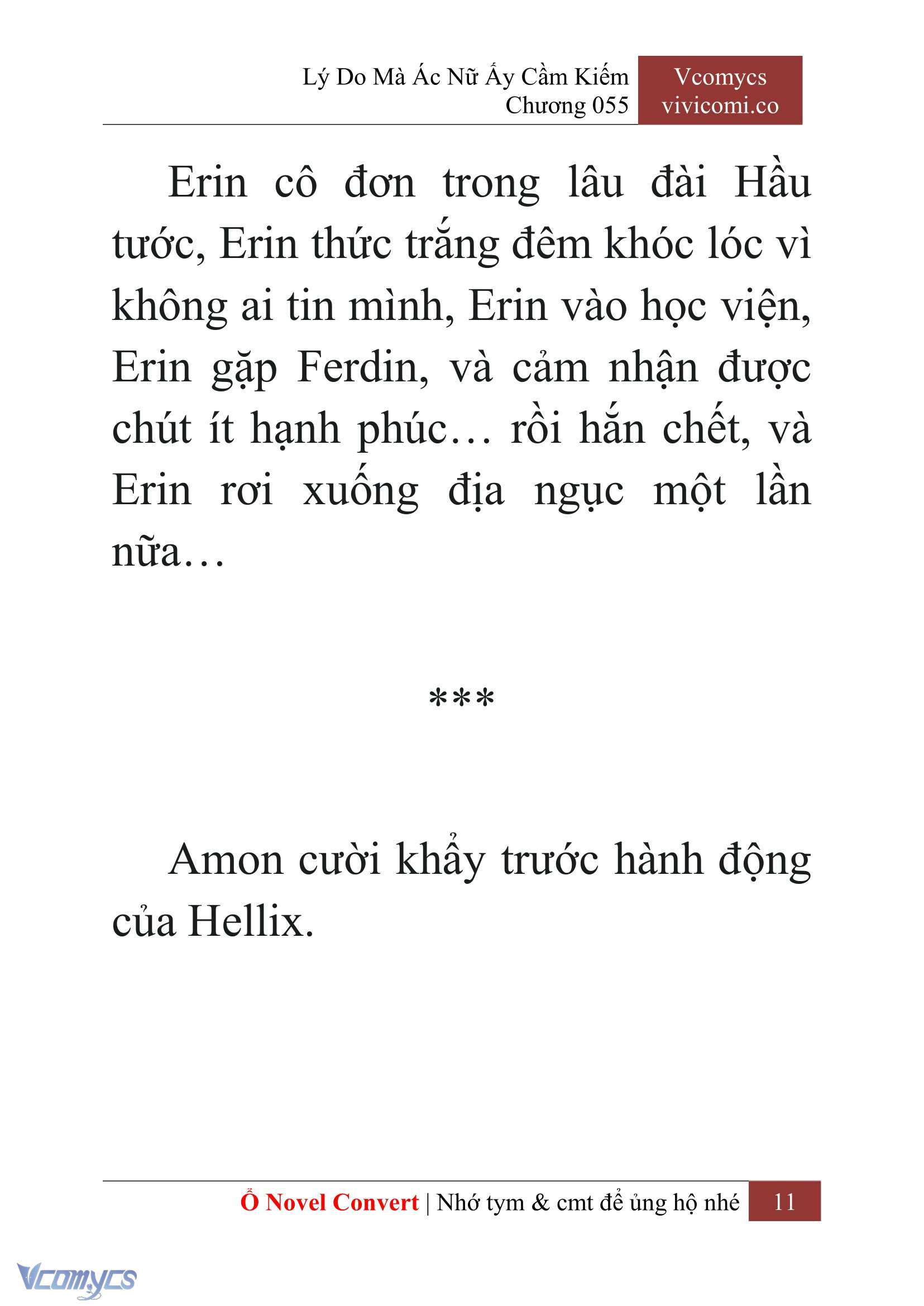 [Novel] Lý Do Mà Ác Nữ Ấy Cầm Kiếm Chap 55 - Next Chap 56