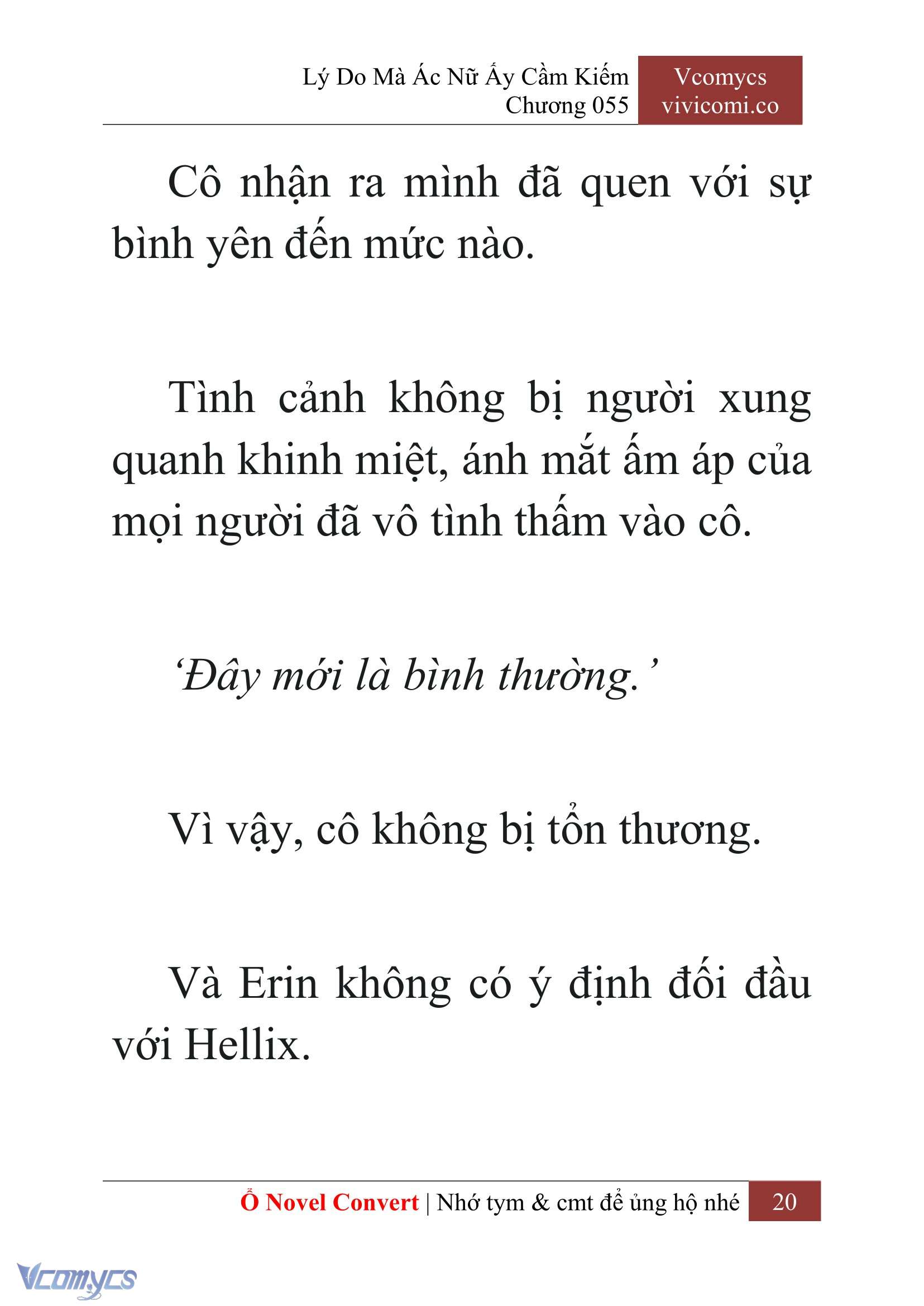 [Novel] Lý Do Mà Ác Nữ Ấy Cầm Kiếm Chap 55 - Next Chap 56