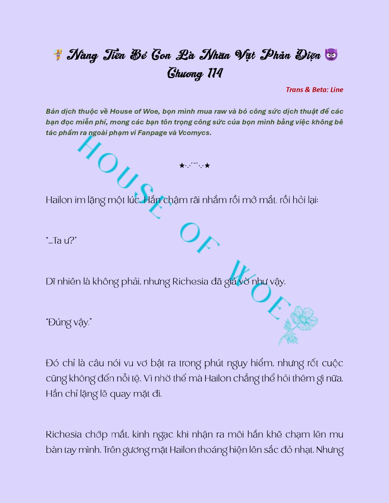 [NOVEL] NÀNG TIÊN BÉ CON LÀ NHÂN VẬT PHẢN DIỆN Chap 114 - Next Chap 115