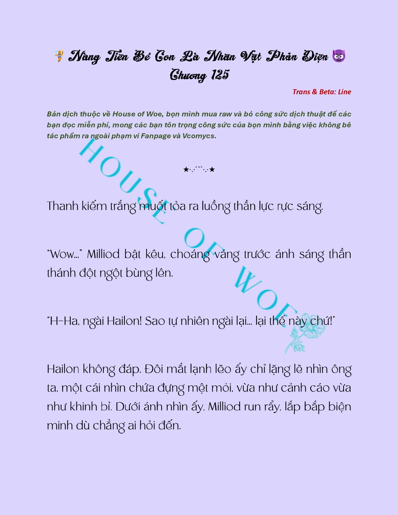 [NOVEL] NÀNG TIÊN BÉ CON LÀ NHÂN VẬT PHẢN DIỆN Chap 125 - Next Chap 126