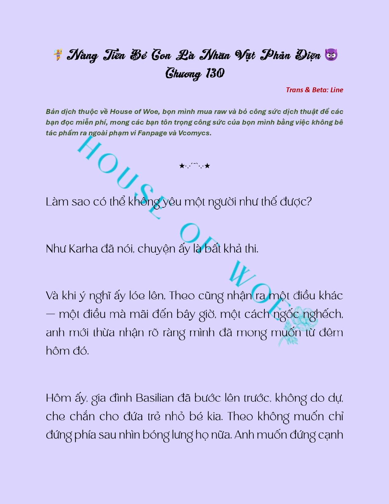 [NOVEL] NÀNG TIÊN BÉ CON LÀ NHÂN VẬT PHẢN DIỆN Chap 130 - Next Chap 131