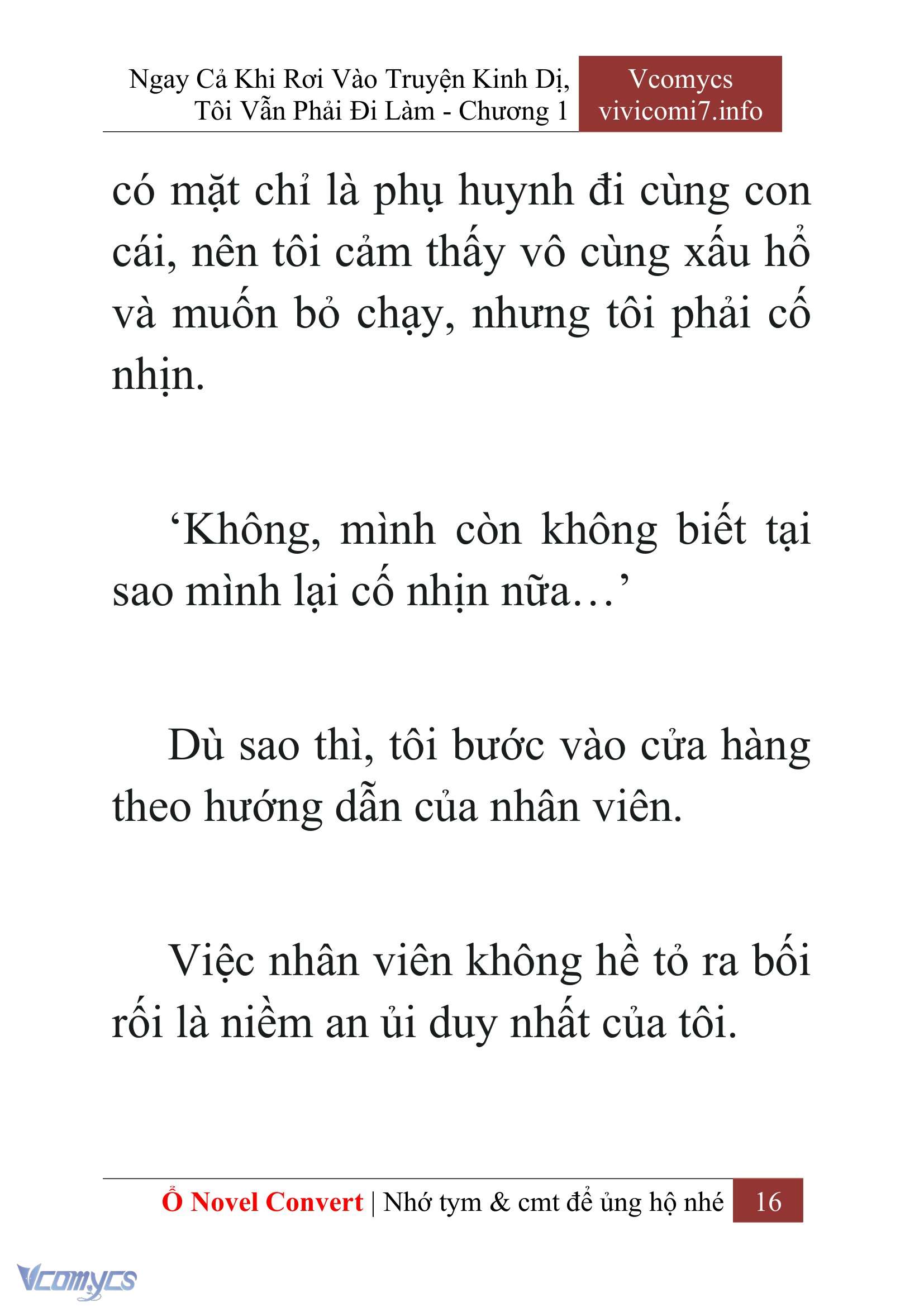 [Novel] Ngay Cả Khi Rơi Vào Truyện Kinh Dị, Tôi Vẫn Phải Đi Làm Chap 1 - Next Chap 2