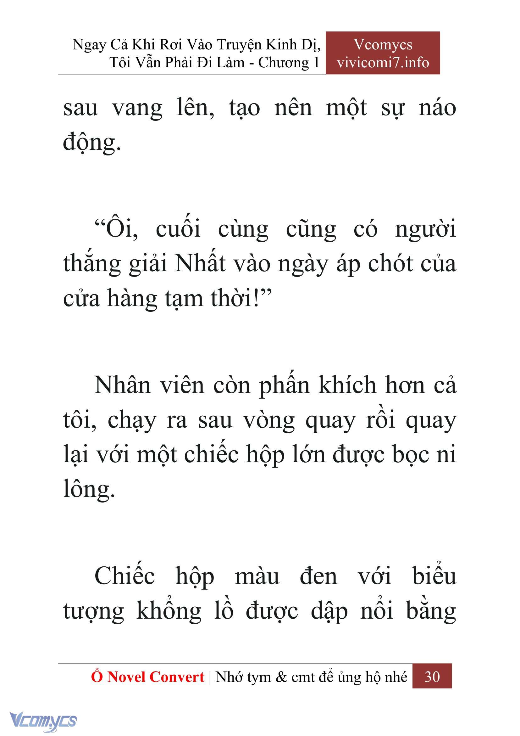 [Novel] Ngay Cả Khi Rơi Vào Truyện Kinh Dị, Tôi Vẫn Phải Đi Làm Chap 1 - Next Chap 2