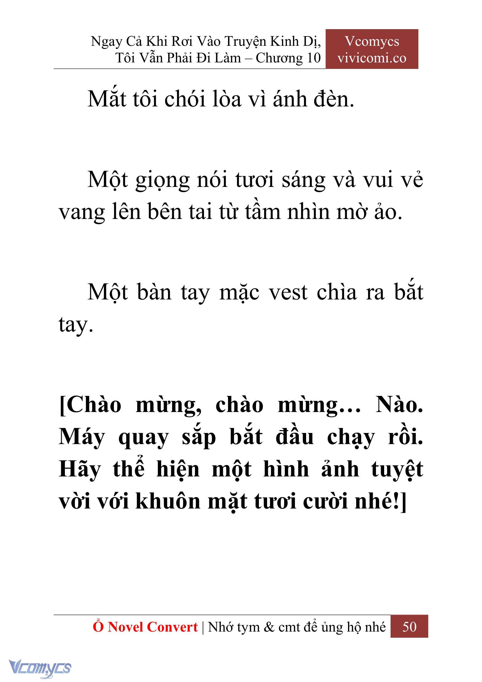 [Novel] Ngay Cả Khi Rơi Vào Truyện Kinh Dị, Tôi Vẫn Phải Đi Làm Chap 10 - Next Chap 11
