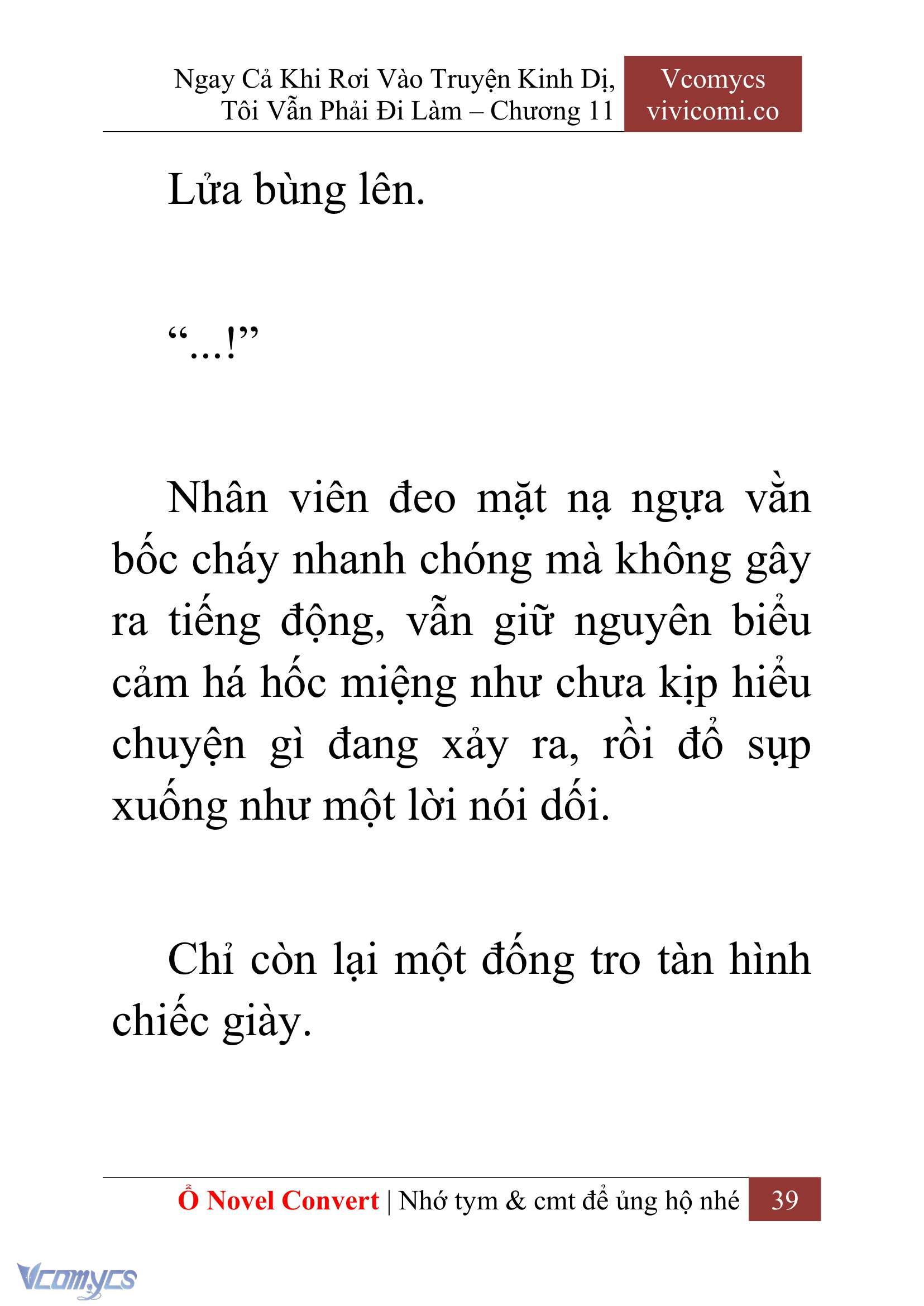 [Novel] Ngay Cả Khi Rơi Vào Truyện Kinh Dị, Tôi Vẫn Phải Đi Làm Chap 11 - Next Chap 12