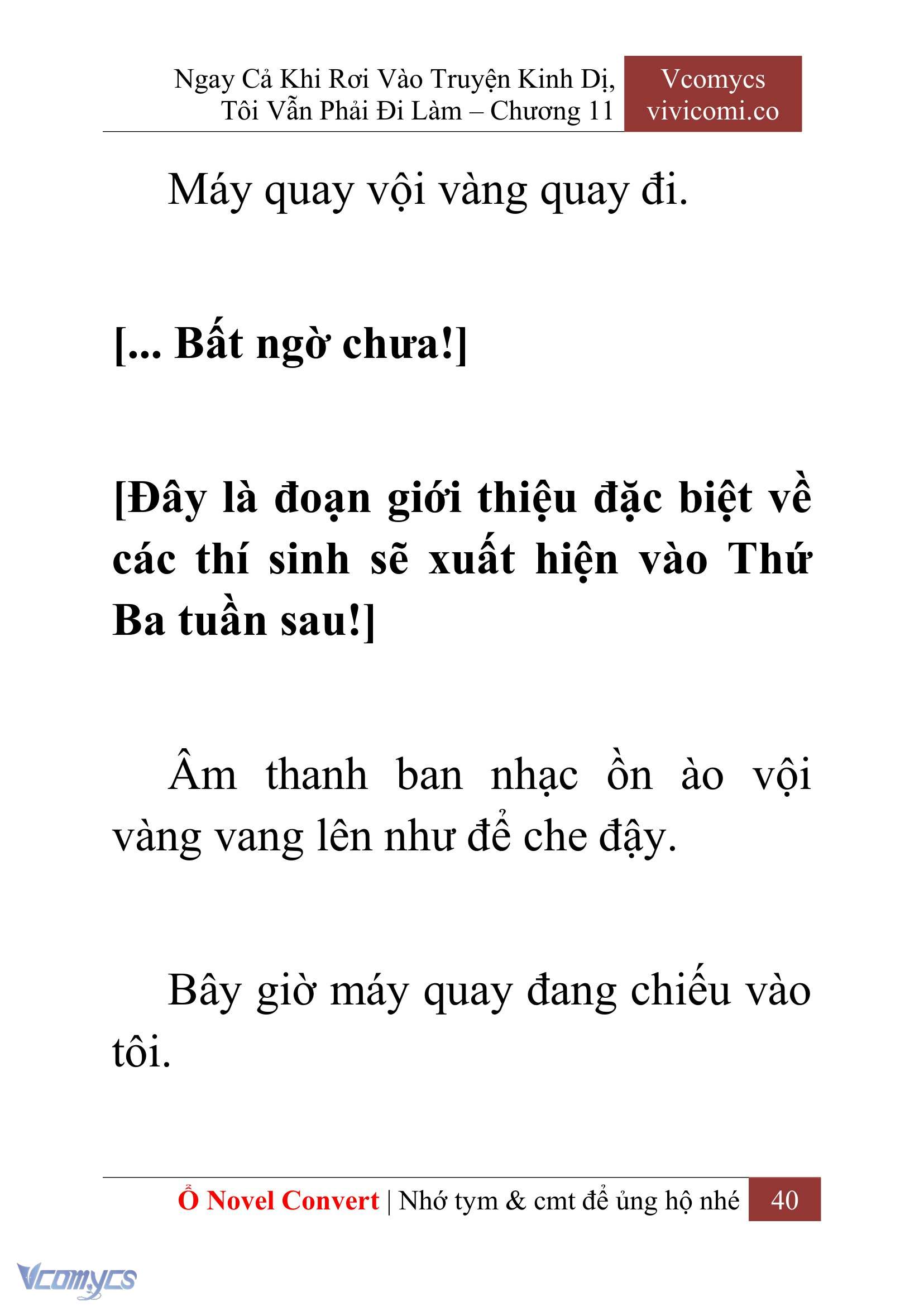 [Novel] Ngay Cả Khi Rơi Vào Truyện Kinh Dị, Tôi Vẫn Phải Đi Làm Chap 11 - Next Chap 12