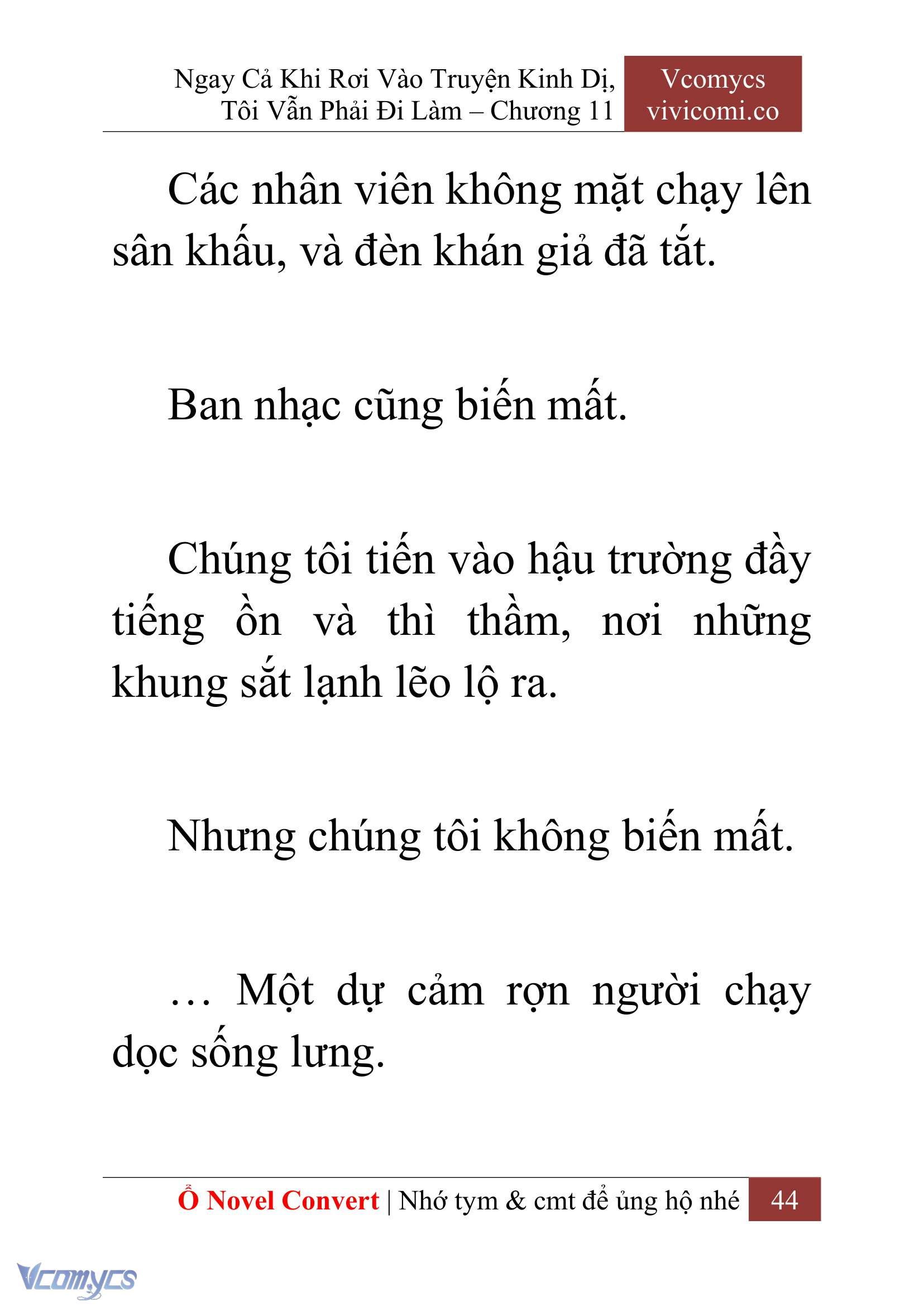 [Novel] Ngay Cả Khi Rơi Vào Truyện Kinh Dị, Tôi Vẫn Phải Đi Làm Chap 11 - Next Chap 12