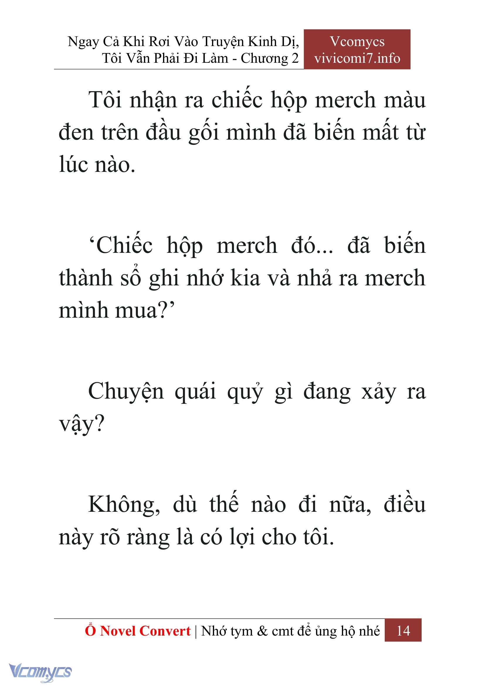 [Novel] Ngay Cả Khi Rơi Vào Truyện Kinh Dị, Tôi Vẫn Phải Đi Làm Chap 2 - Next Chap 3