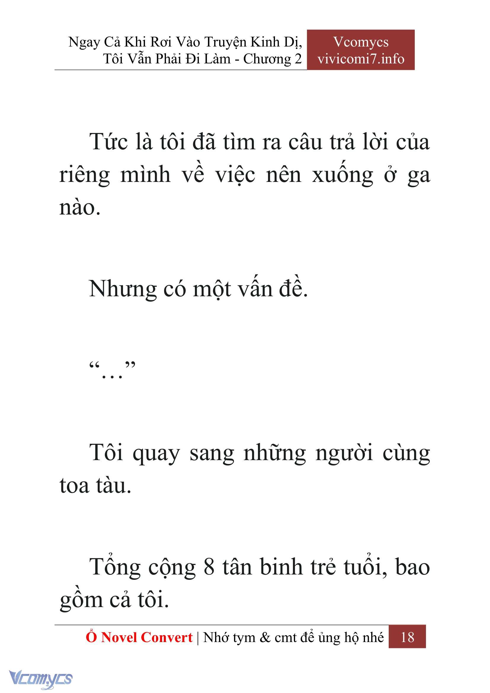 [Novel] Ngay Cả Khi Rơi Vào Truyện Kinh Dị, Tôi Vẫn Phải Đi Làm Chap 2 - Next Chap 3
