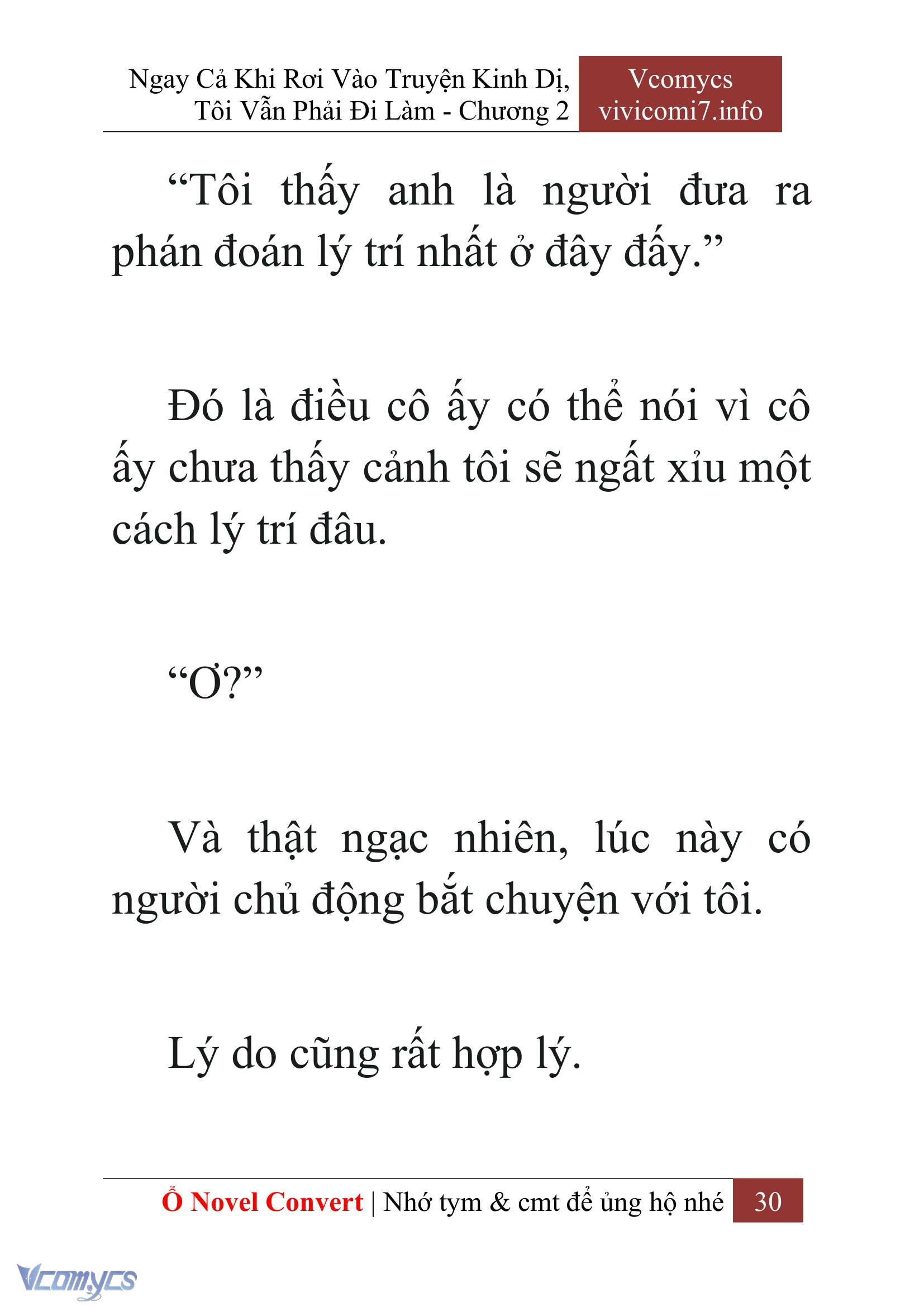 [Novel] Ngay Cả Khi Rơi Vào Truyện Kinh Dị, Tôi Vẫn Phải Đi Làm Chap 2 - Next Chap 3