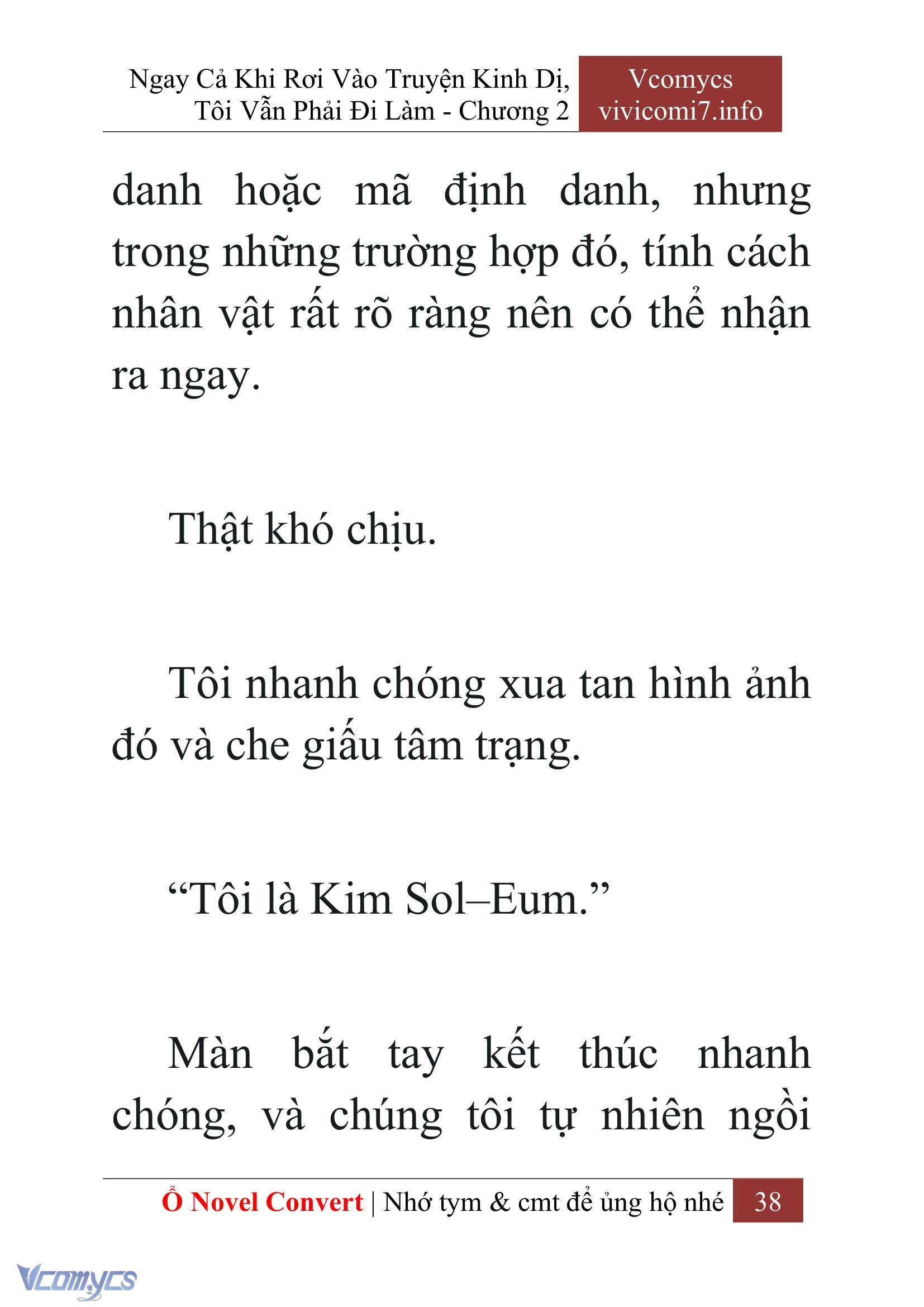 [Novel] Ngay Cả Khi Rơi Vào Truyện Kinh Dị, Tôi Vẫn Phải Đi Làm Chap 2 - Next Chap 3