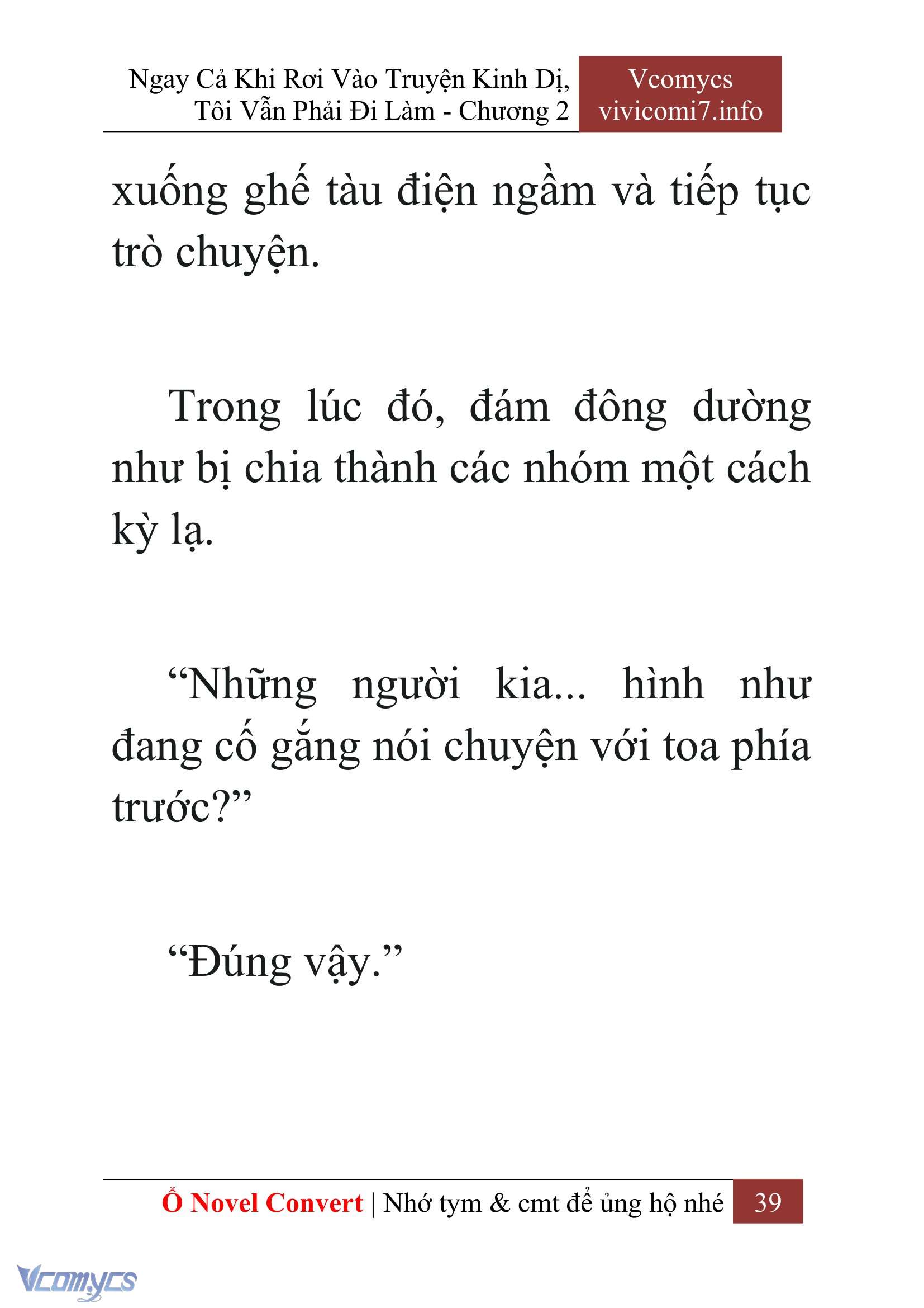[Novel] Ngay Cả Khi Rơi Vào Truyện Kinh Dị, Tôi Vẫn Phải Đi Làm Chap 2 - Next Chap 3