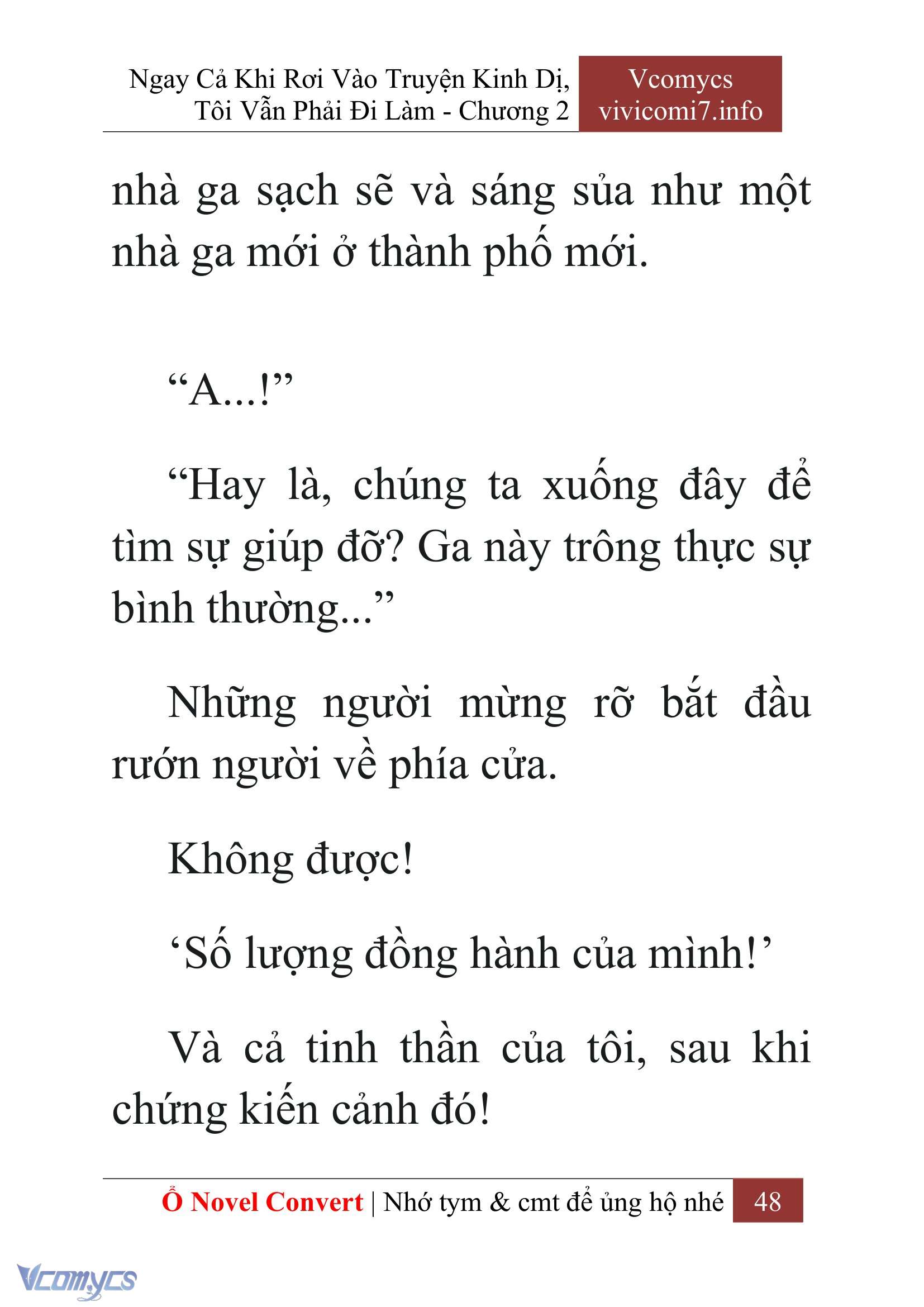 [Novel] Ngay Cả Khi Rơi Vào Truyện Kinh Dị, Tôi Vẫn Phải Đi Làm Chap 2 - Next Chap 3