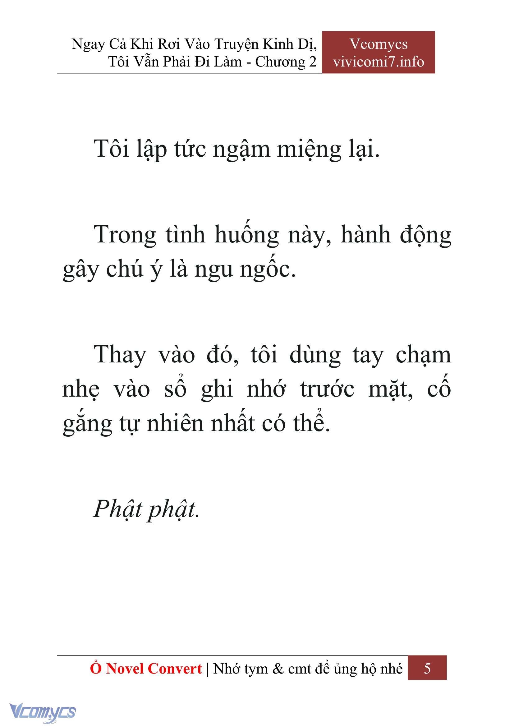 [Novel] Ngay Cả Khi Rơi Vào Truyện Kinh Dị, Tôi Vẫn Phải Đi Làm Chap 2 - Next Chap 3