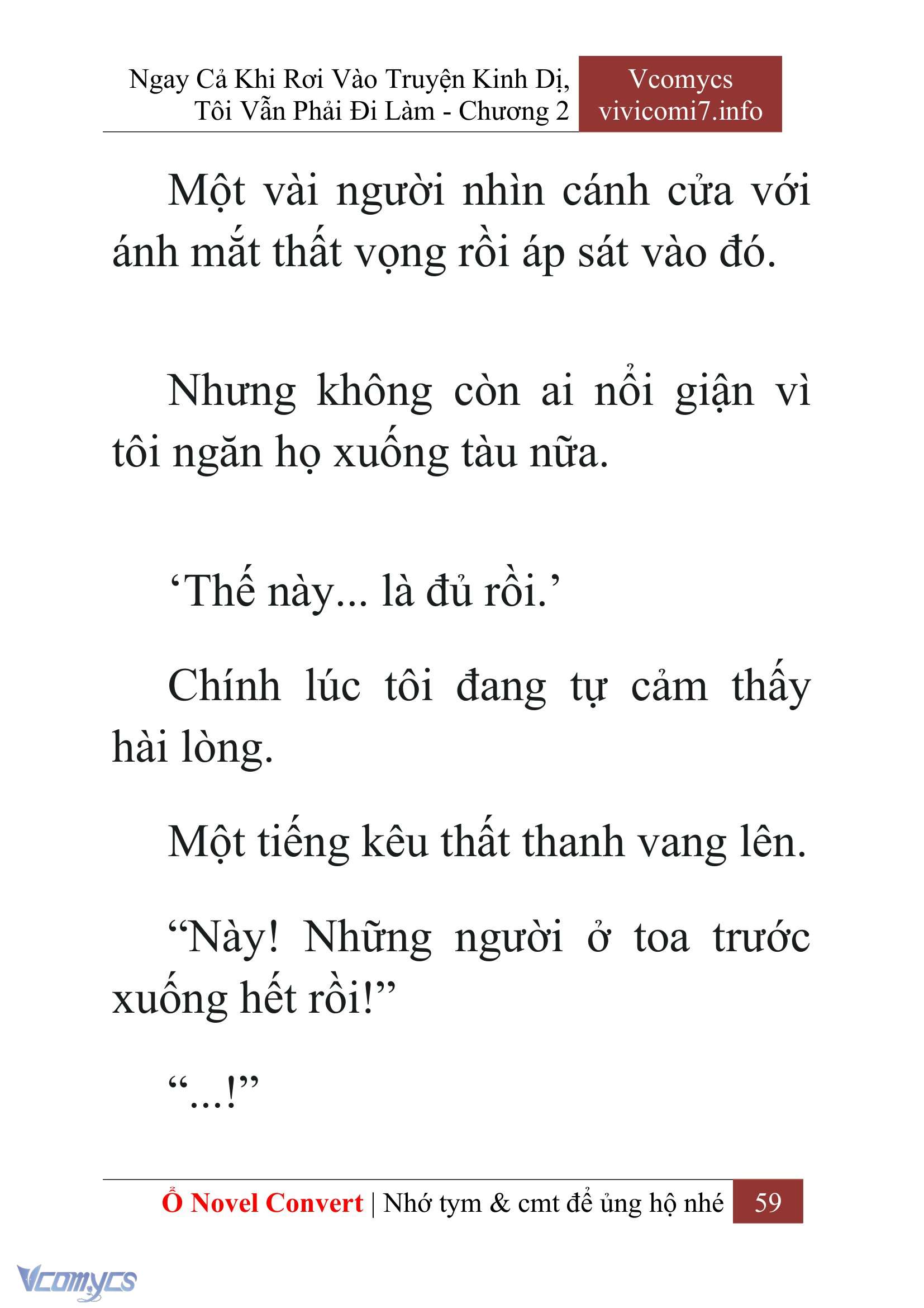 [Novel] Ngay Cả Khi Rơi Vào Truyện Kinh Dị, Tôi Vẫn Phải Đi Làm Chap 2 - Next Chap 3