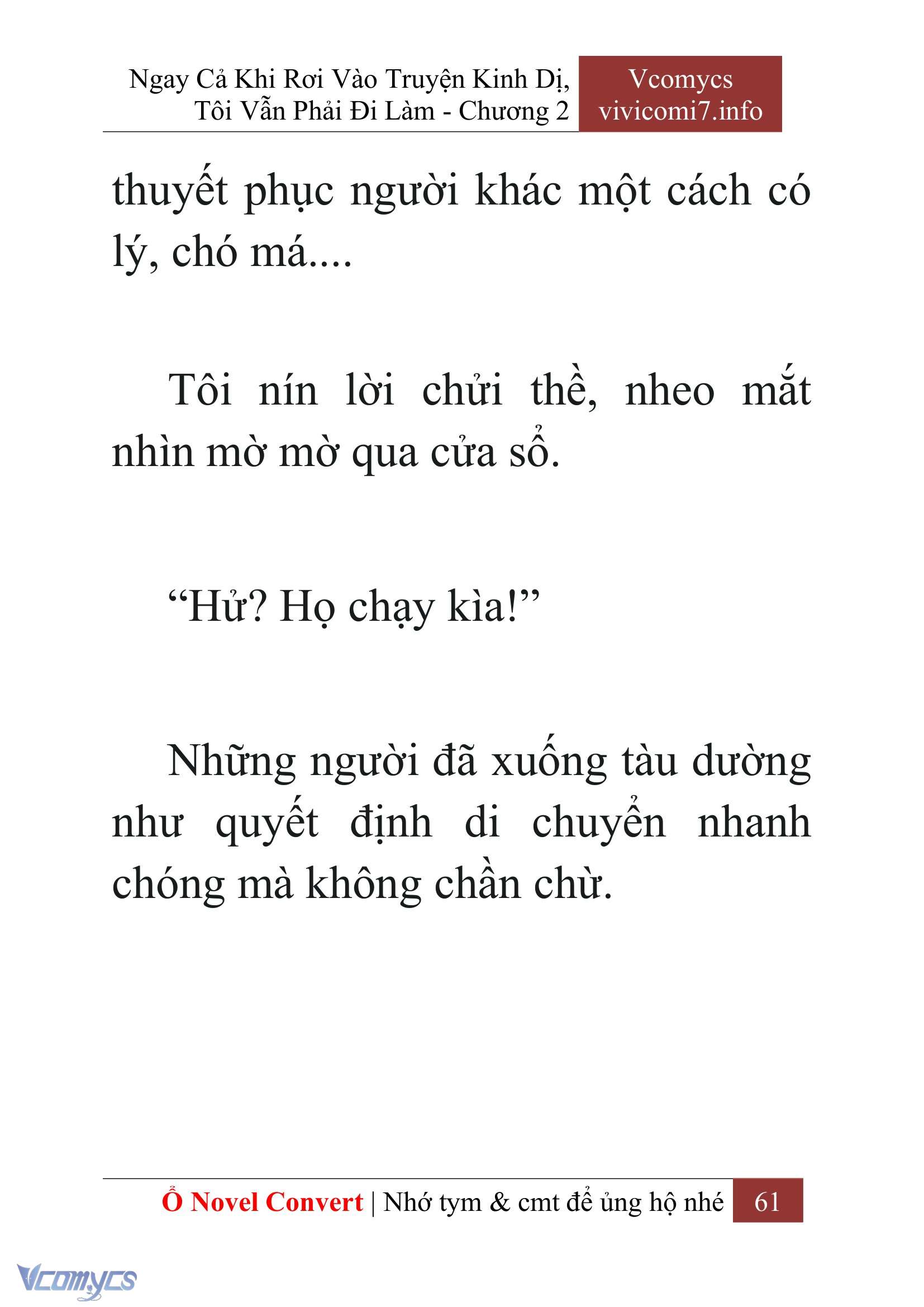 [Novel] Ngay Cả Khi Rơi Vào Truyện Kinh Dị, Tôi Vẫn Phải Đi Làm Chap 2 - Next Chap 3