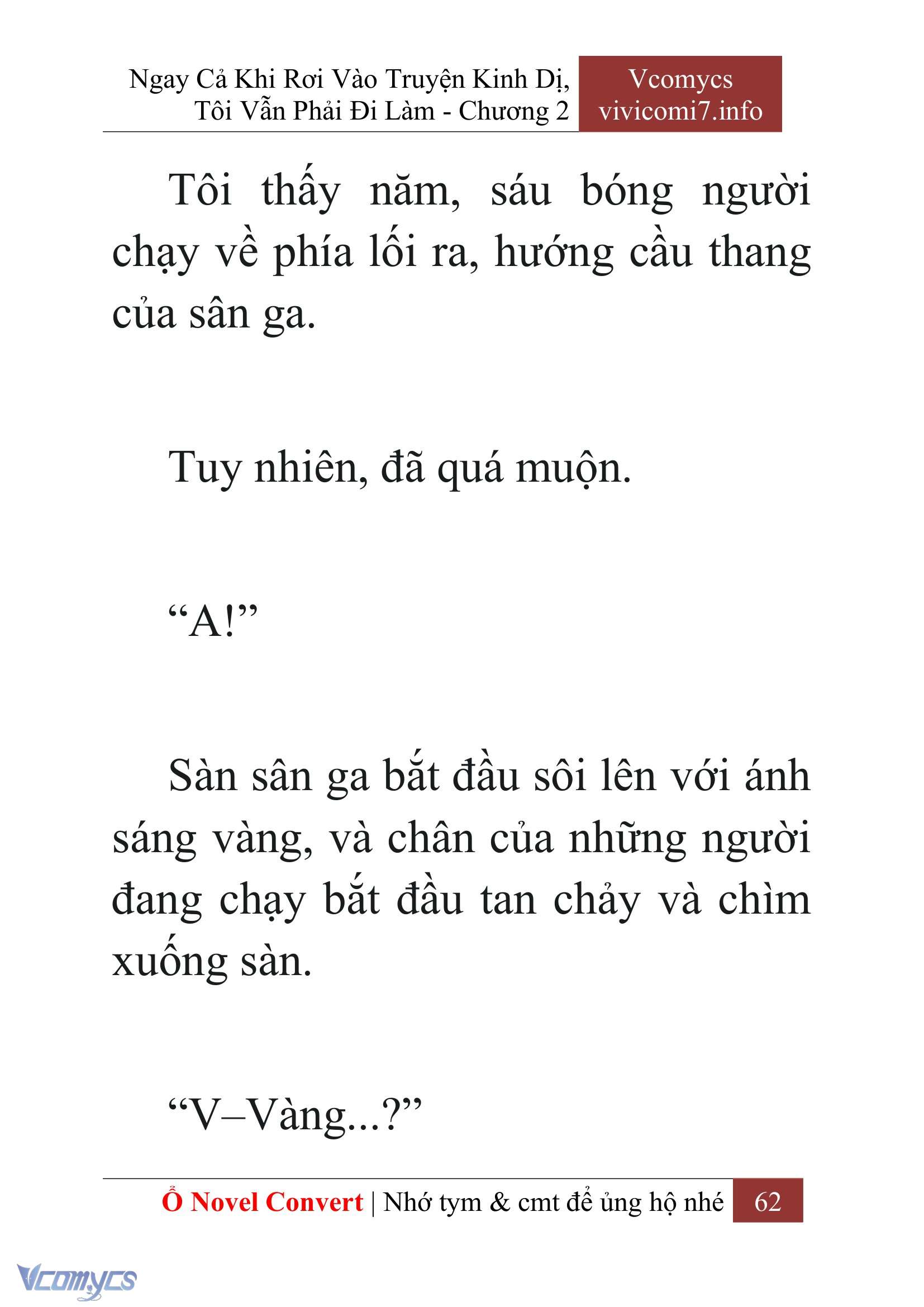 [Novel] Ngay Cả Khi Rơi Vào Truyện Kinh Dị, Tôi Vẫn Phải Đi Làm Chap 2 - Next Chap 3