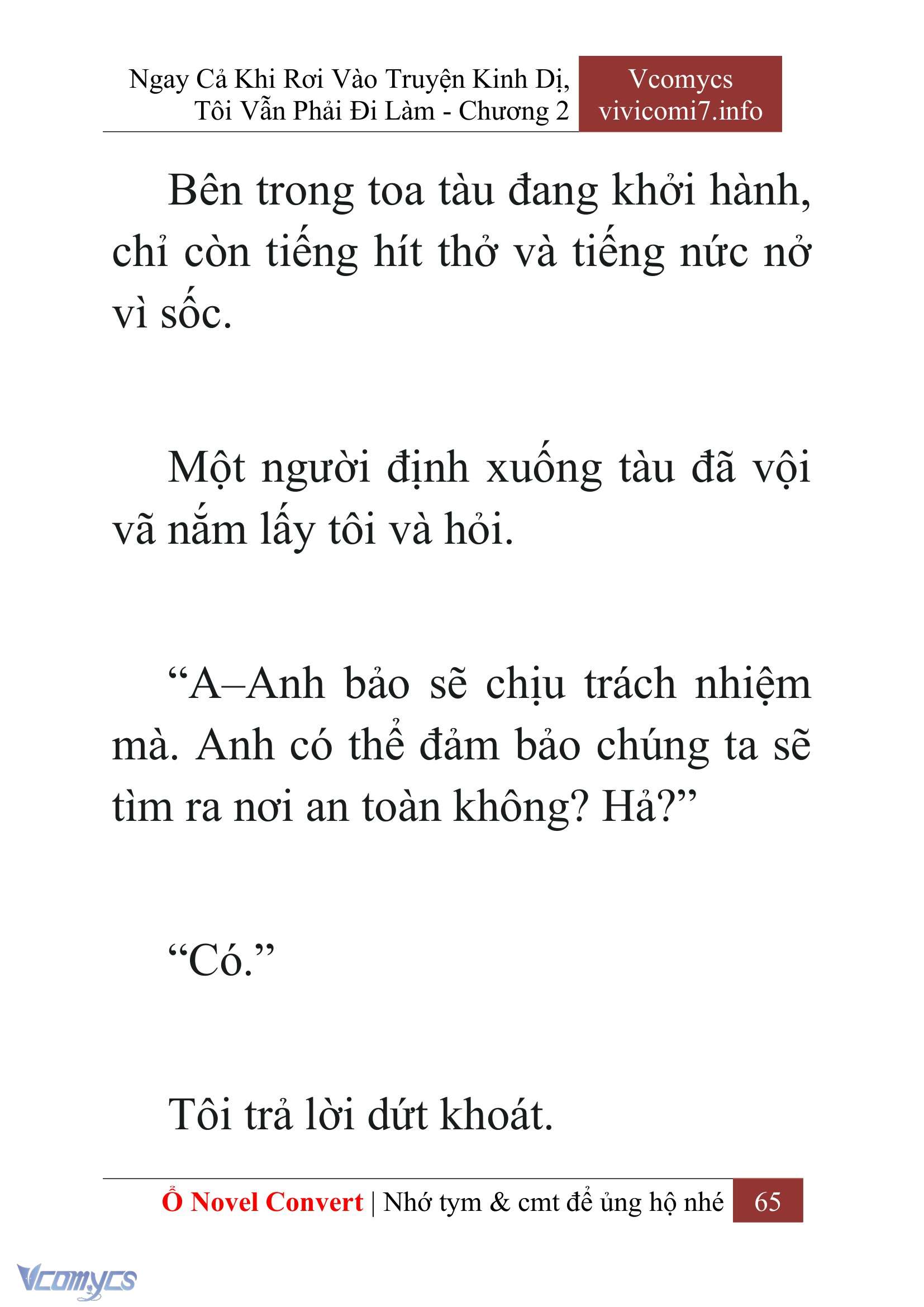 [Novel] Ngay Cả Khi Rơi Vào Truyện Kinh Dị, Tôi Vẫn Phải Đi Làm Chap 2 - Next Chap 3