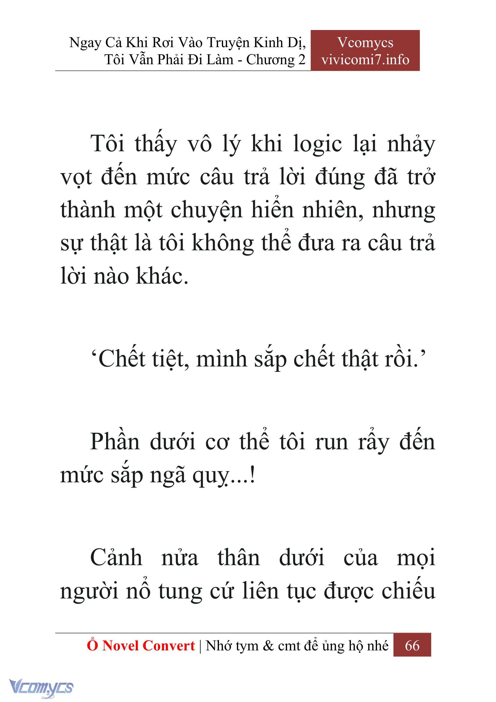 [Novel] Ngay Cả Khi Rơi Vào Truyện Kinh Dị, Tôi Vẫn Phải Đi Làm Chap 2 - Next Chap 3