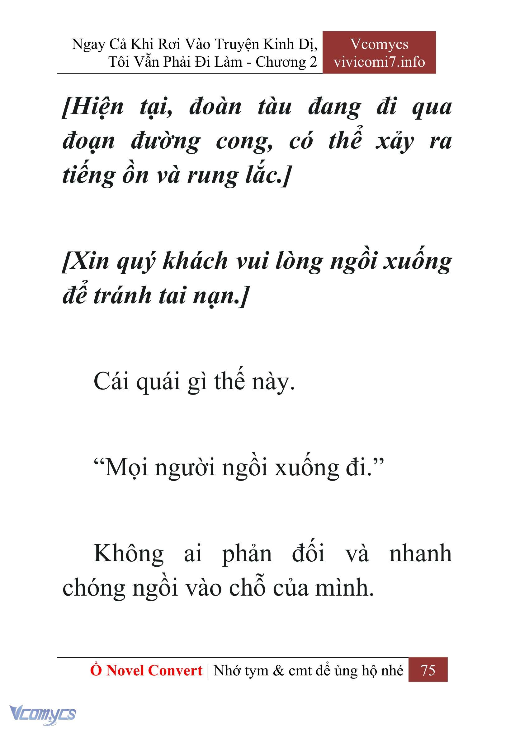 [Novel] Ngay Cả Khi Rơi Vào Truyện Kinh Dị, Tôi Vẫn Phải Đi Làm Chap 2 - Next Chap 3