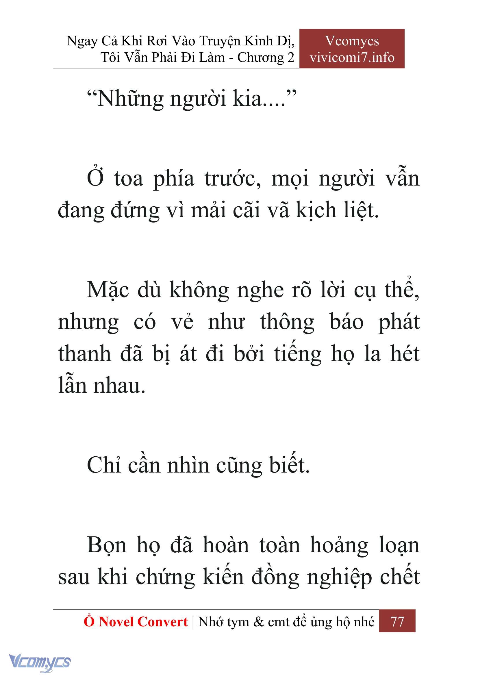 [Novel] Ngay Cả Khi Rơi Vào Truyện Kinh Dị, Tôi Vẫn Phải Đi Làm Chap 2 - Next Chap 3
