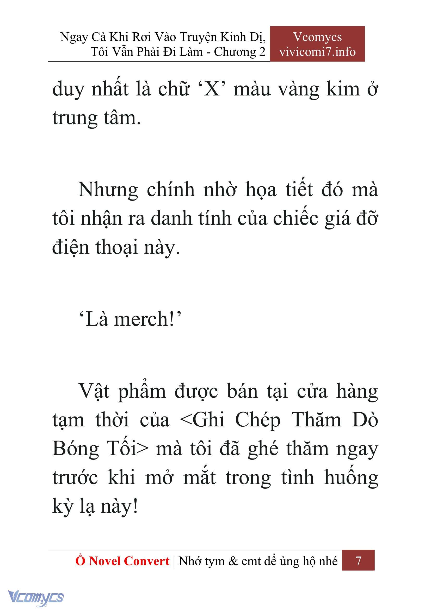 [Novel] Ngay Cả Khi Rơi Vào Truyện Kinh Dị, Tôi Vẫn Phải Đi Làm Chap 2 - Next Chap 3