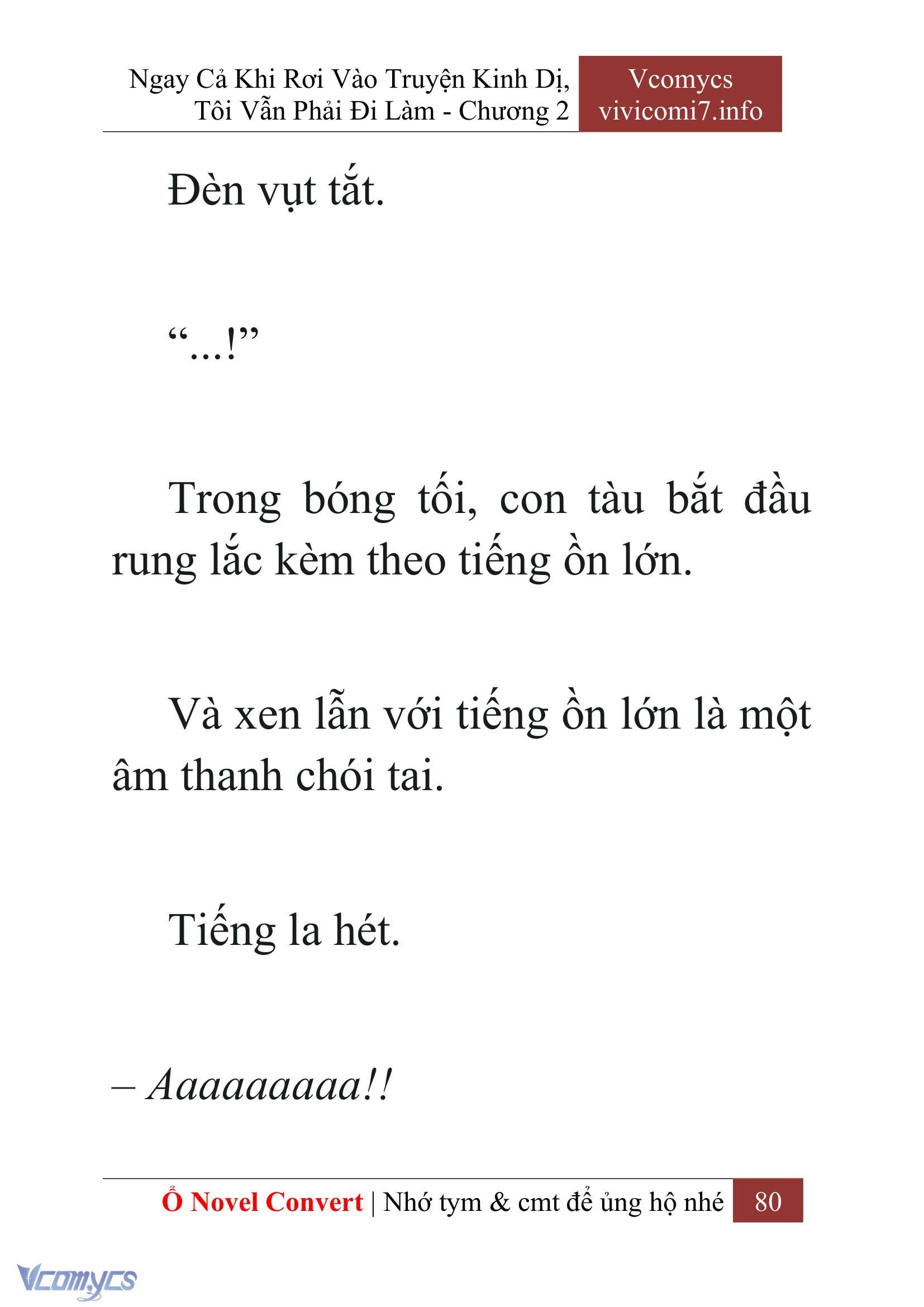[Novel] Ngay Cả Khi Rơi Vào Truyện Kinh Dị, Tôi Vẫn Phải Đi Làm Chap 2 - Next Chap 3