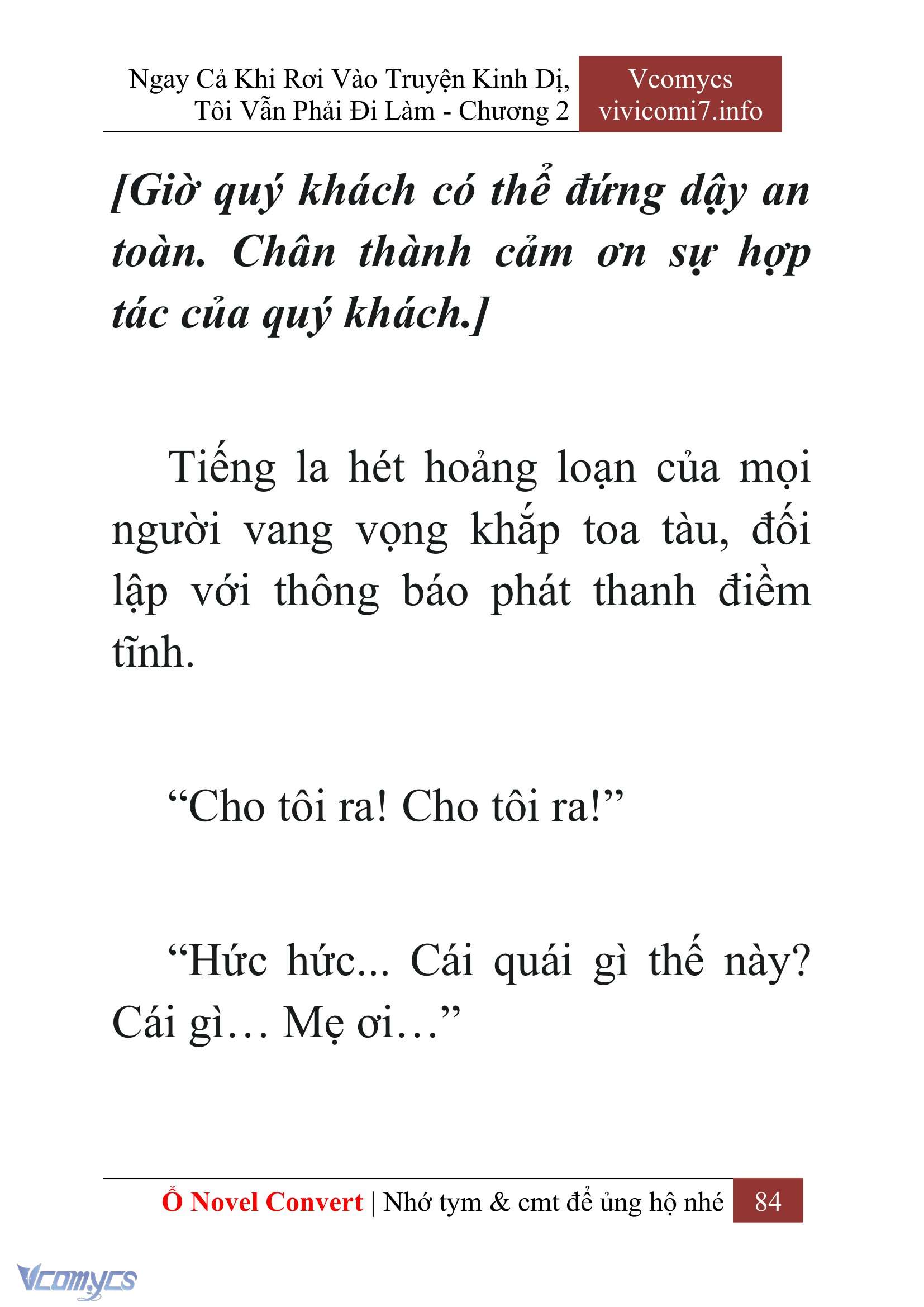 [Novel] Ngay Cả Khi Rơi Vào Truyện Kinh Dị, Tôi Vẫn Phải Đi Làm Chap 2 - Next Chap 3