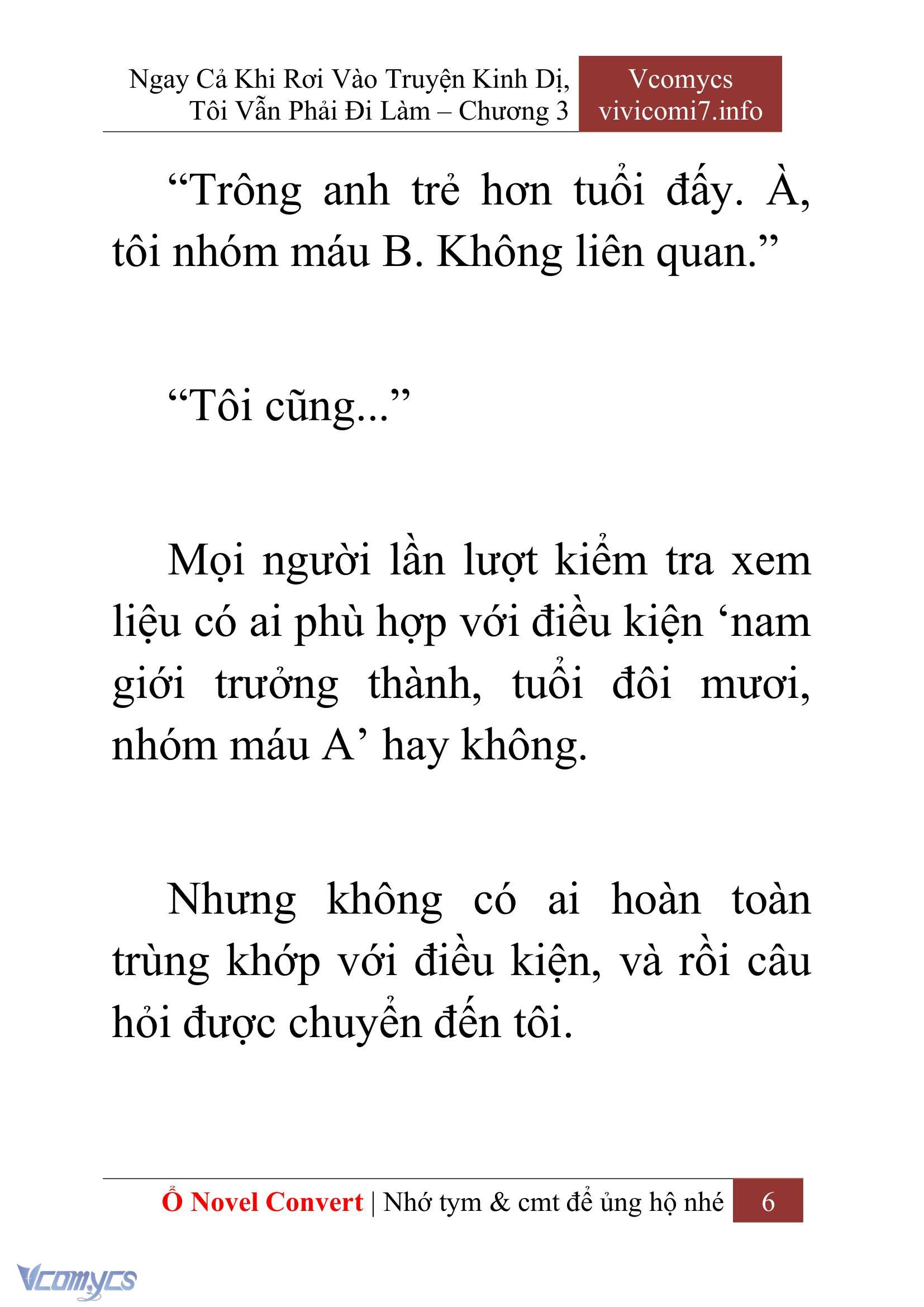 [Novel] Ngay Cả Khi Rơi Vào Truyện Kinh Dị, Tôi Vẫn Phải Đi Làm Chap 3 - Next Chap 4
